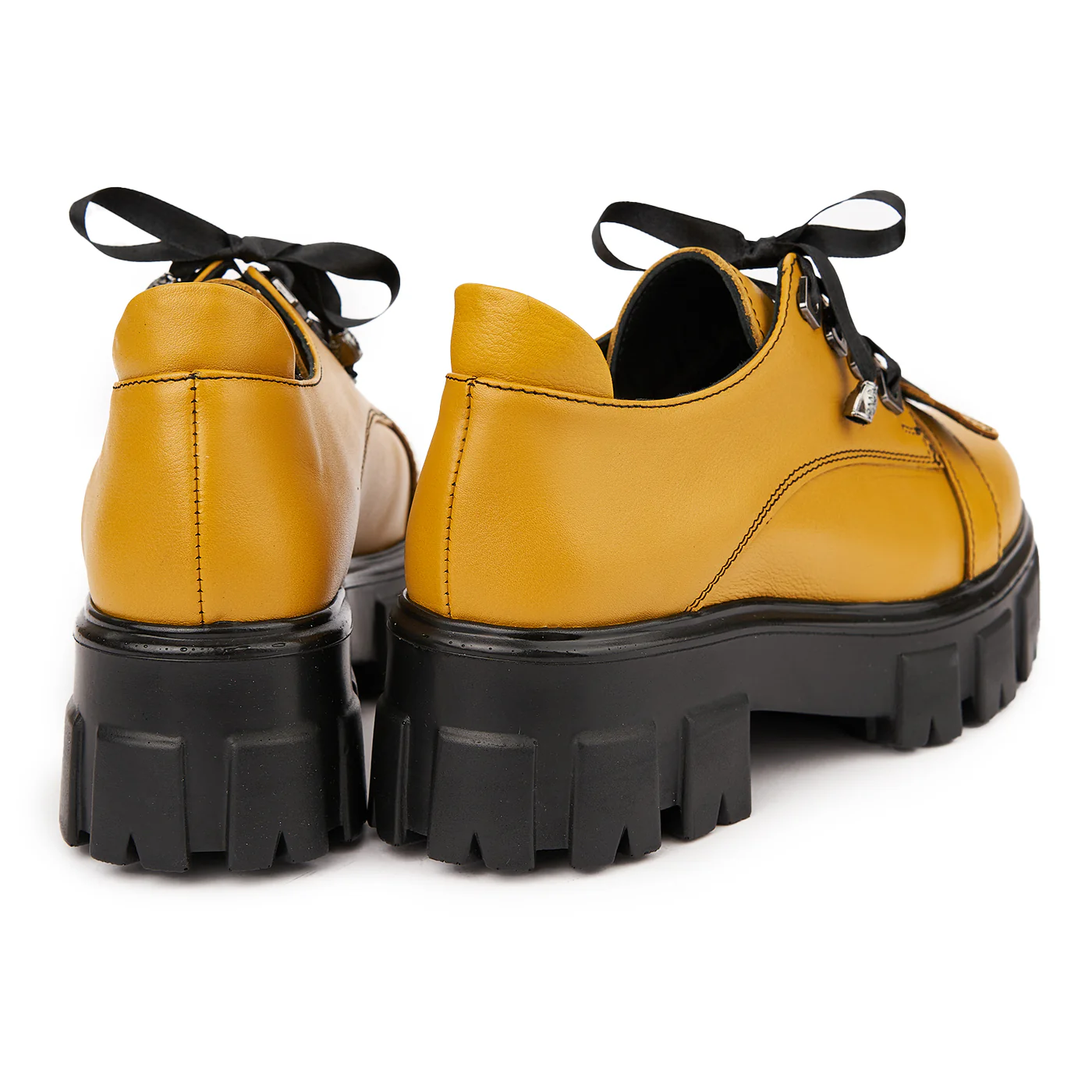Pantofi Piele Naturala cu talpa groasa 1670 - Image 2