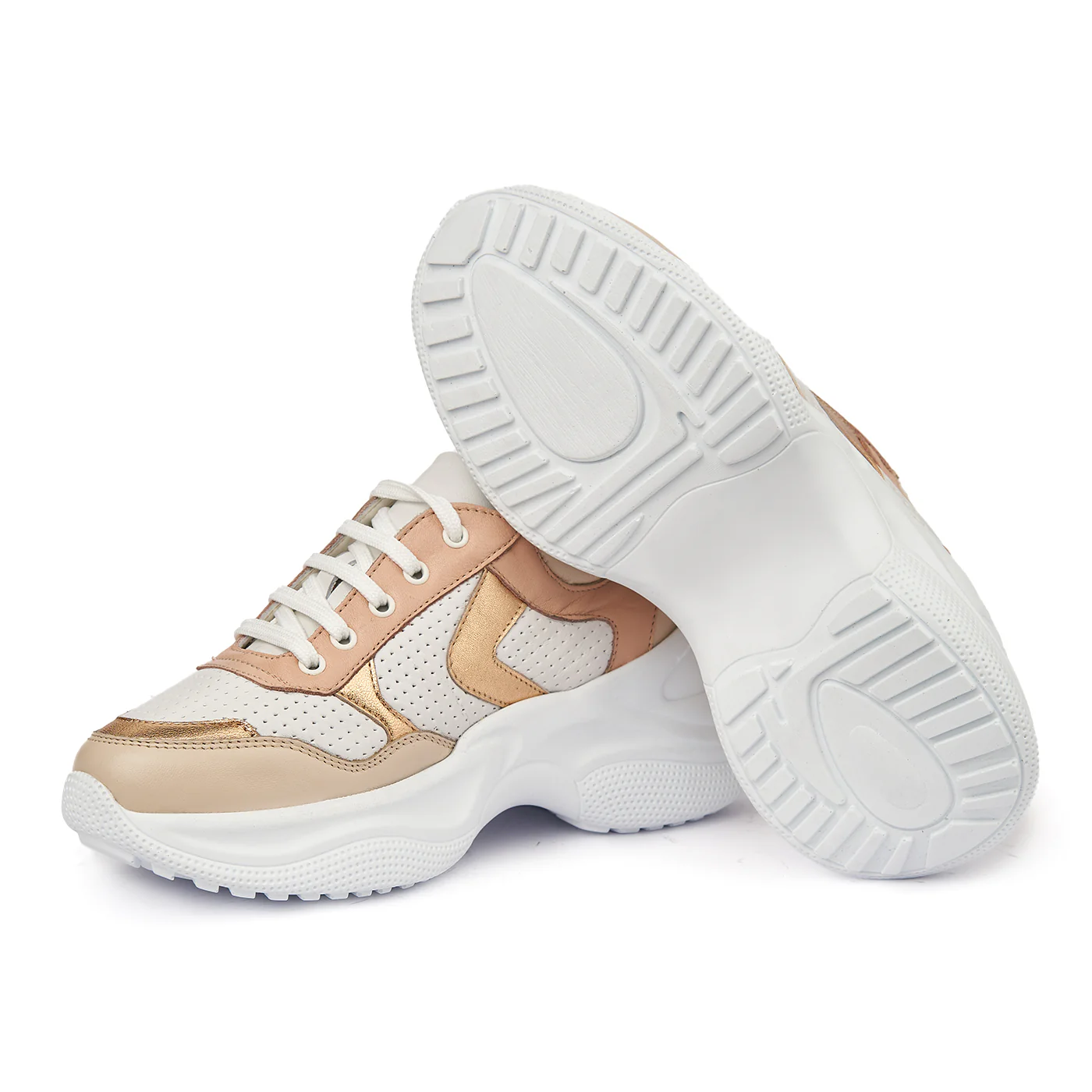 Pantofi Piele Naturala cu talpa groasa 1858 - Image 3