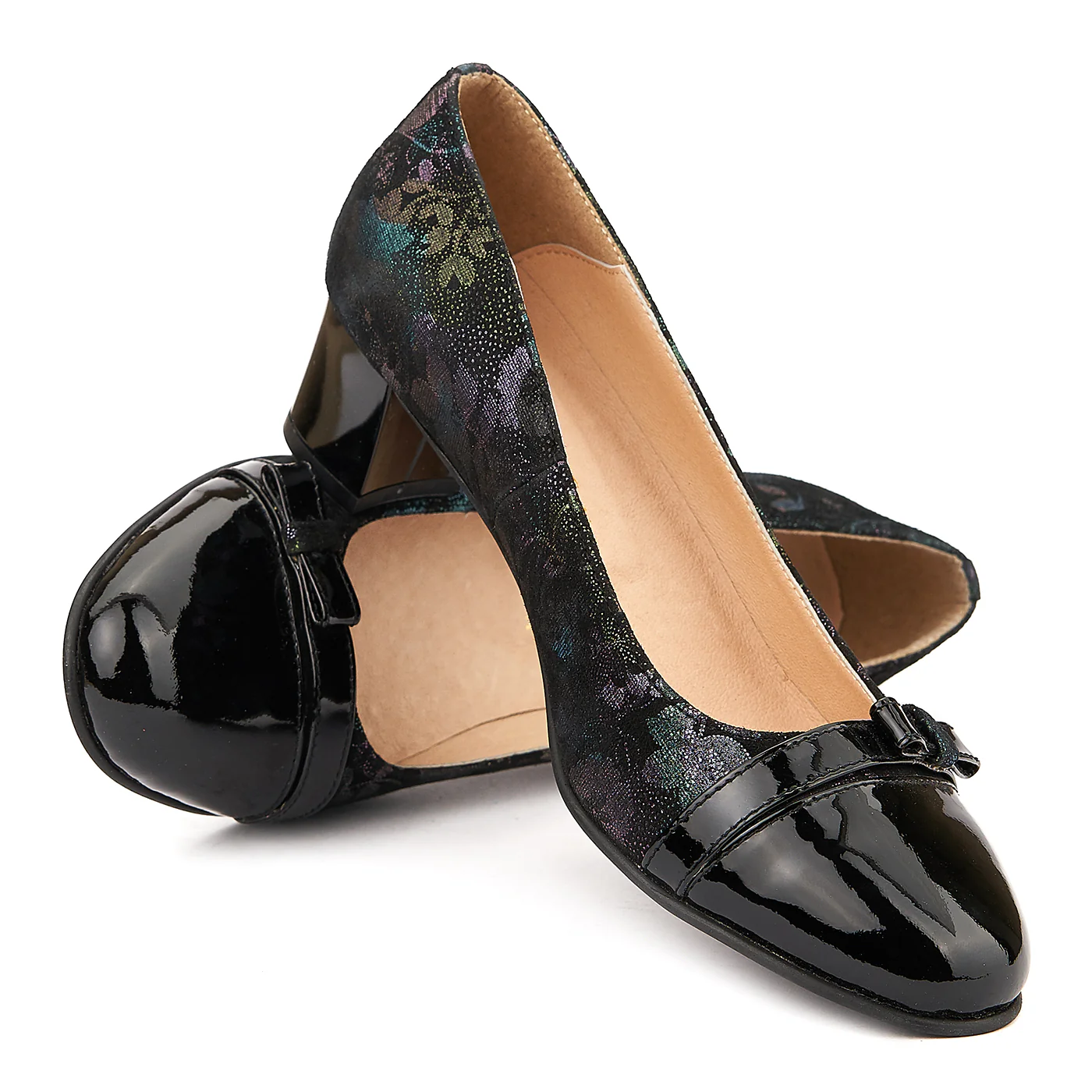 Pantofi Piele Naturala Neagra 4005 - Image 4