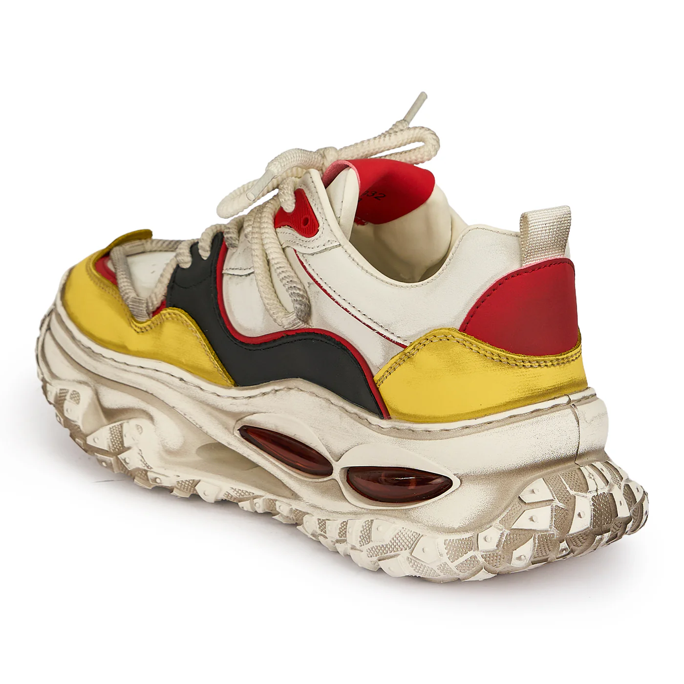 Pantofi sport barbati din piele naturala multiciolora 20119 - Image 2
