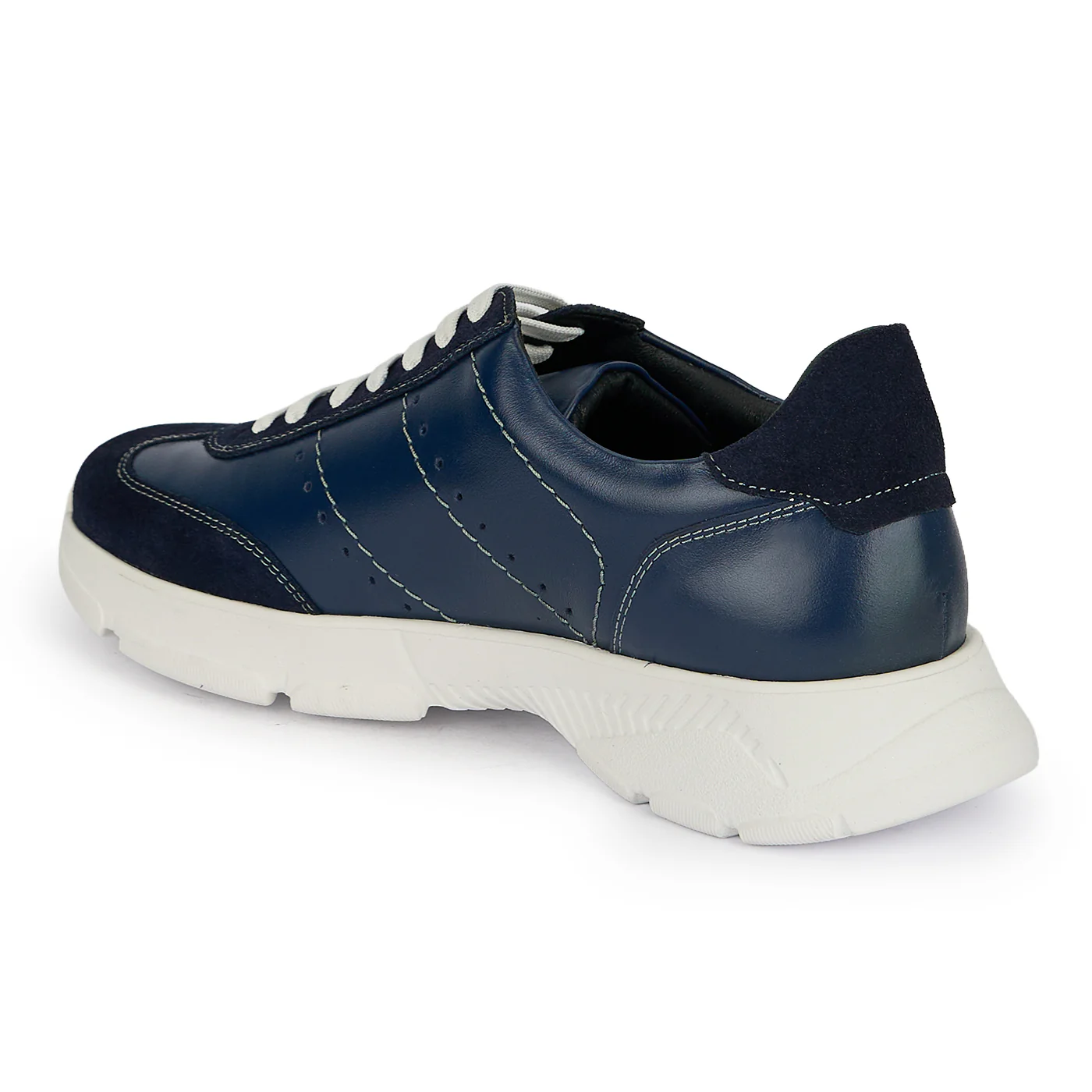 Pantofi sport barbati din piele naturala bleumarin 20112 - Image 2