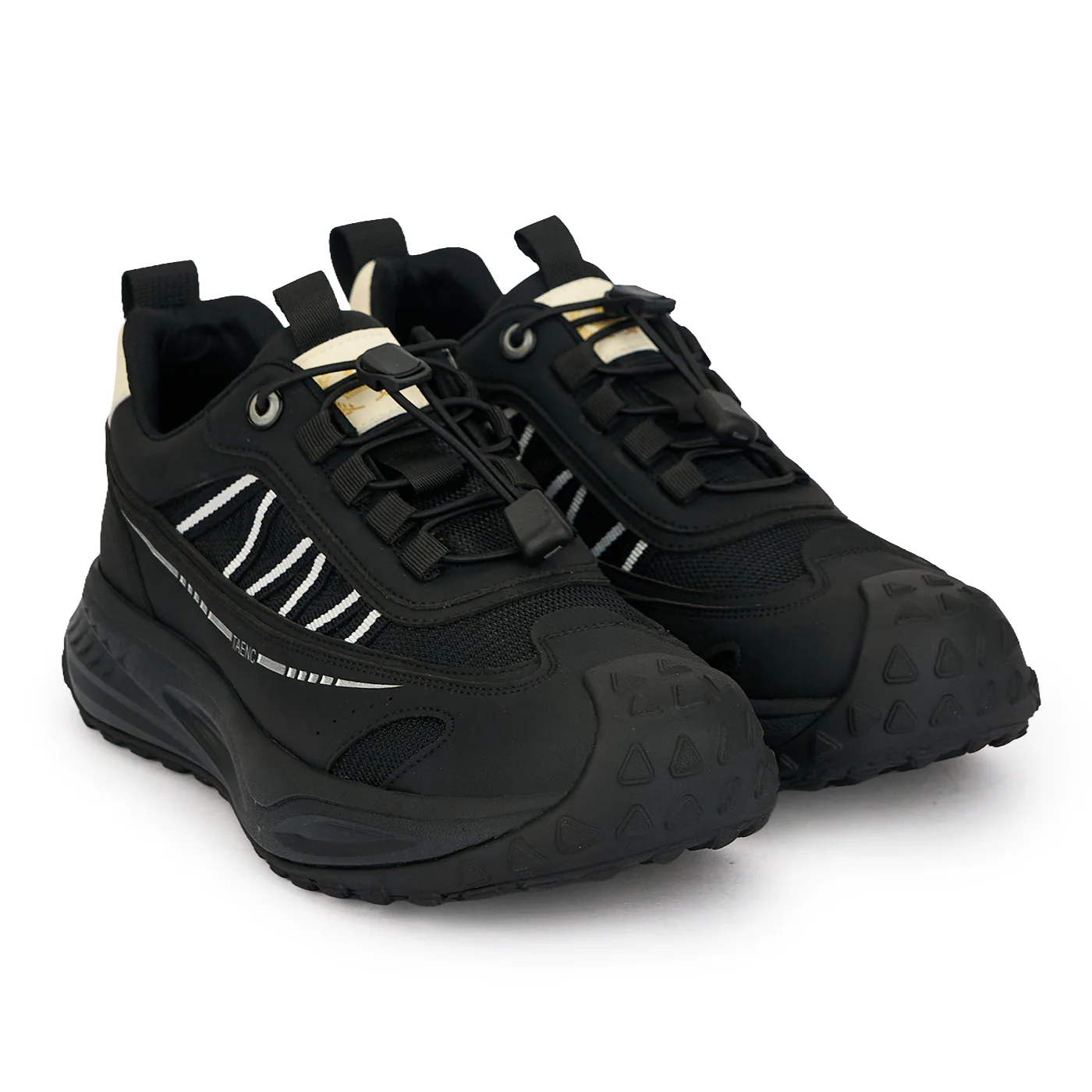 Pantofi sport barbati din piele naturala neagra 20121 - Image 4