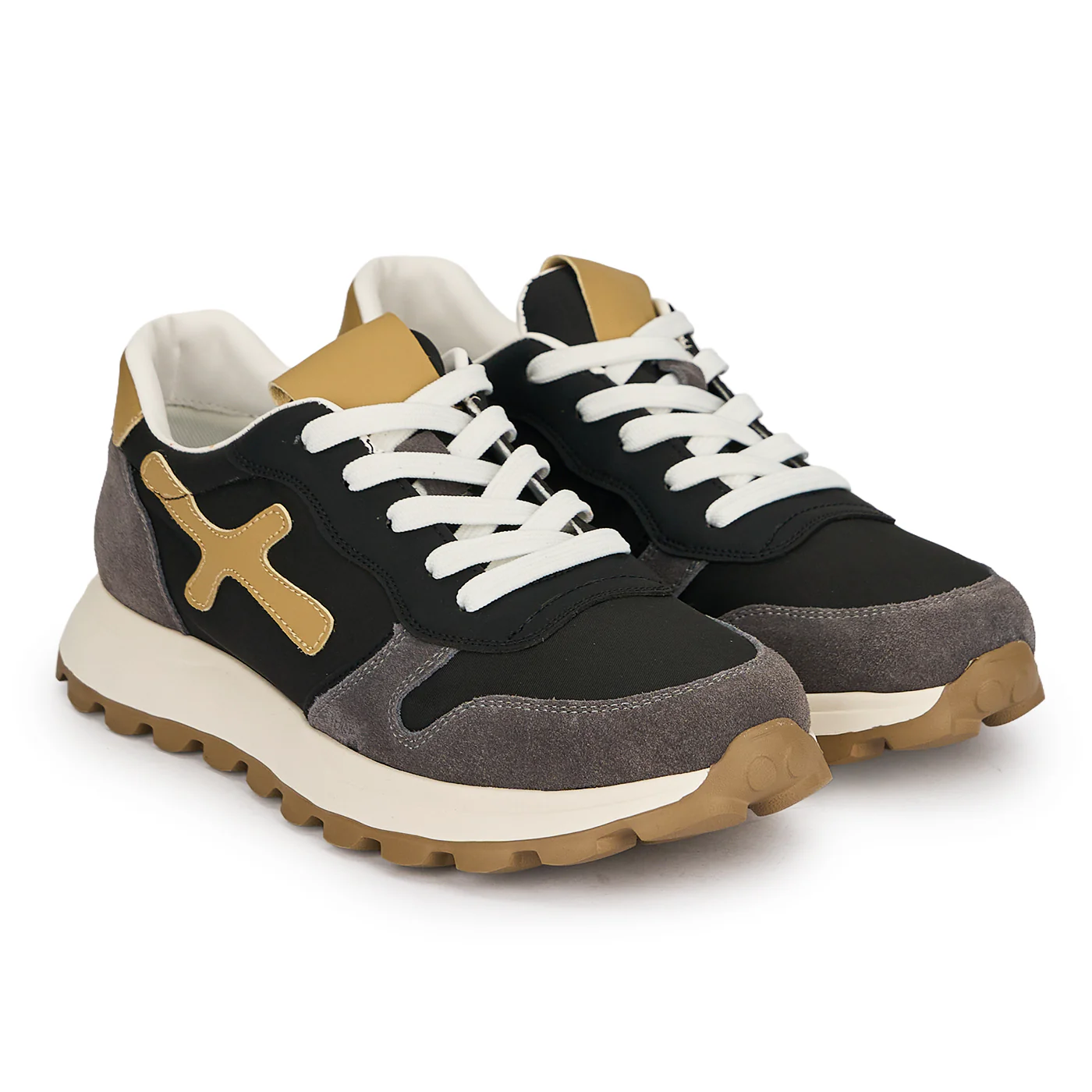 Pantofi sport barbati din piele naturala neagra 20125 - Image 4