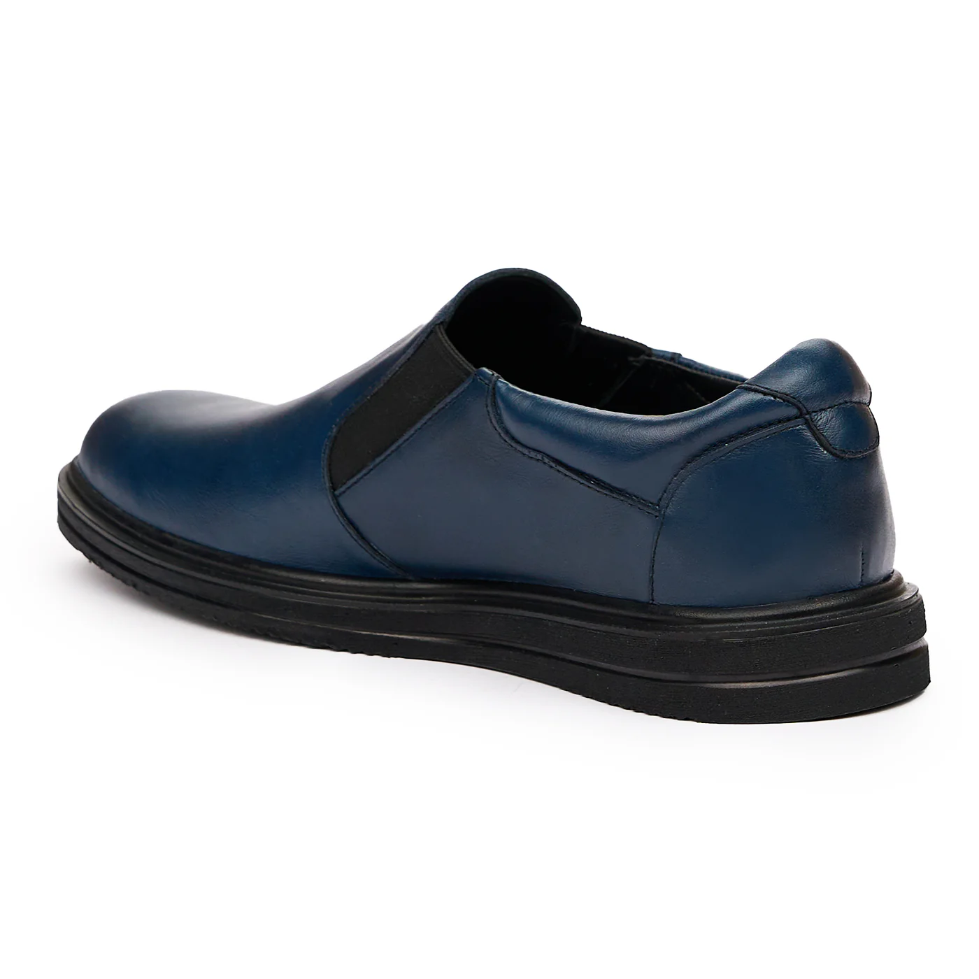 Pantofi sport din piele naturala bleumarin 7214 - Image 3
