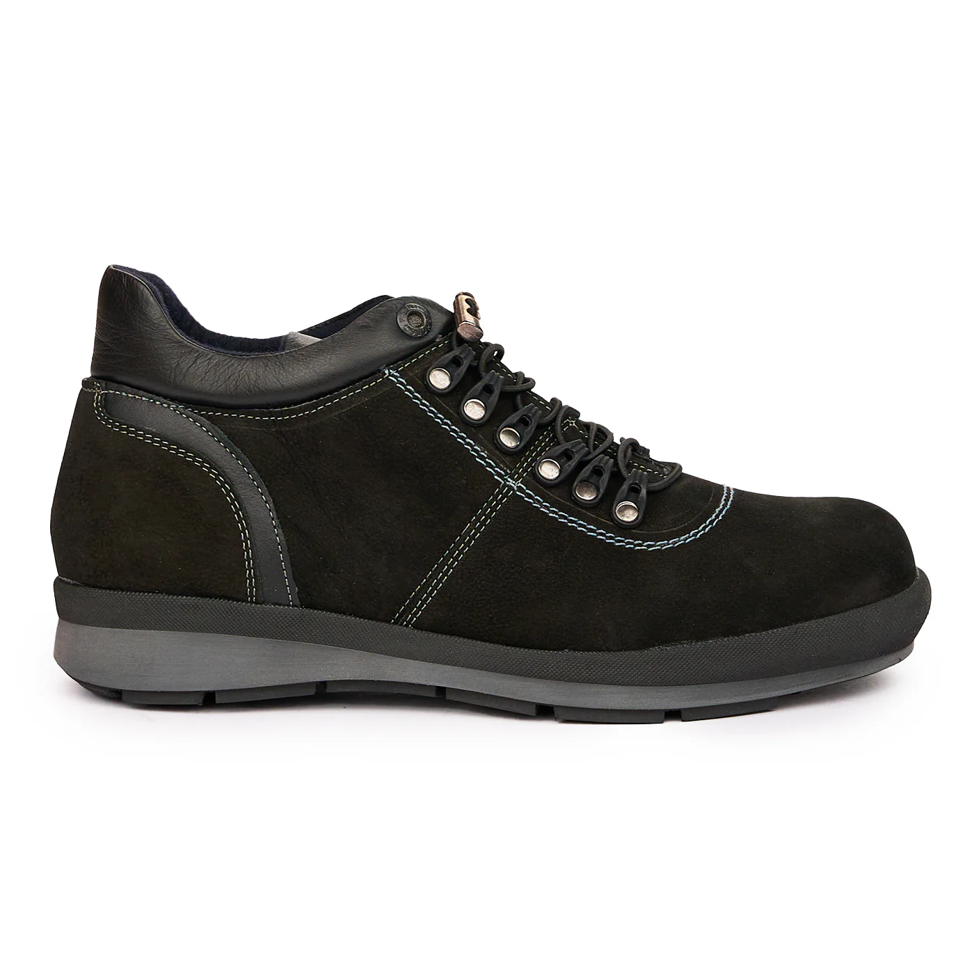 Pantofi Sport din Piele Naturala neagra 7129