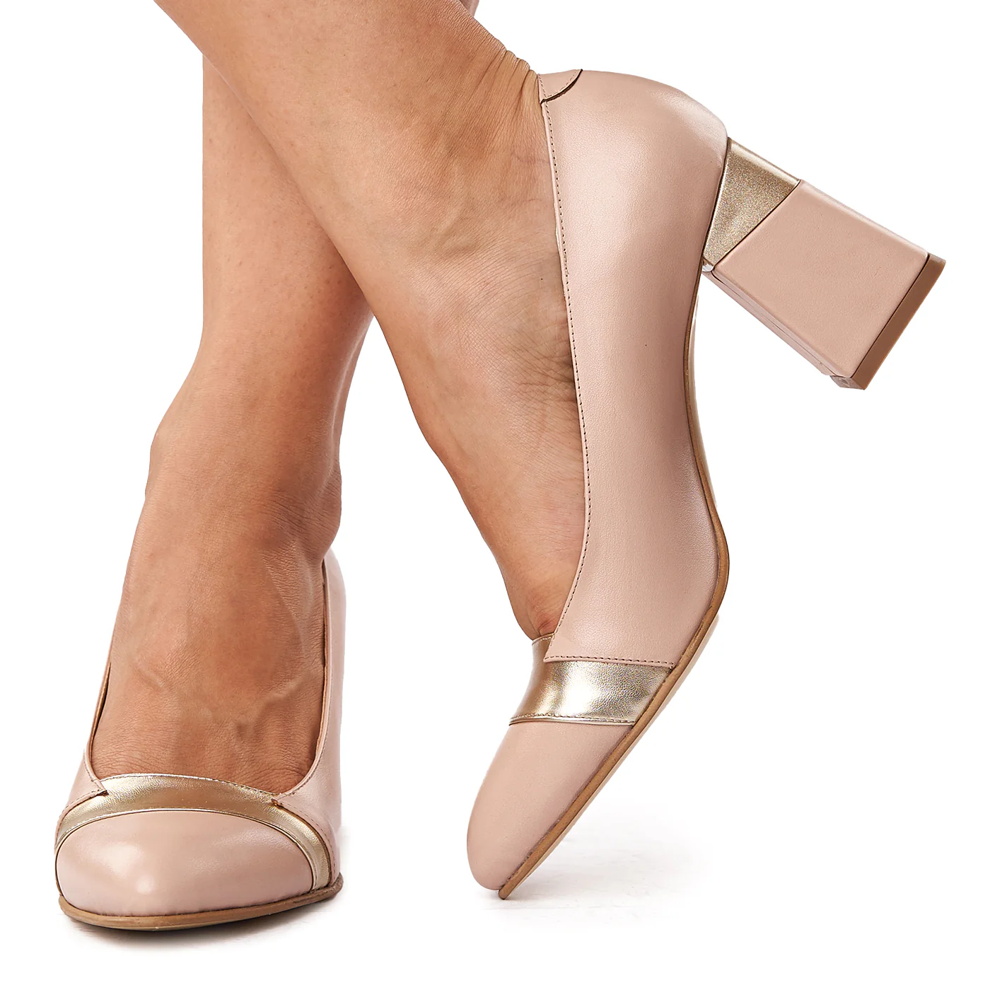 Pantofi stiletto eleganti din piele naturala 4280 - Image 3