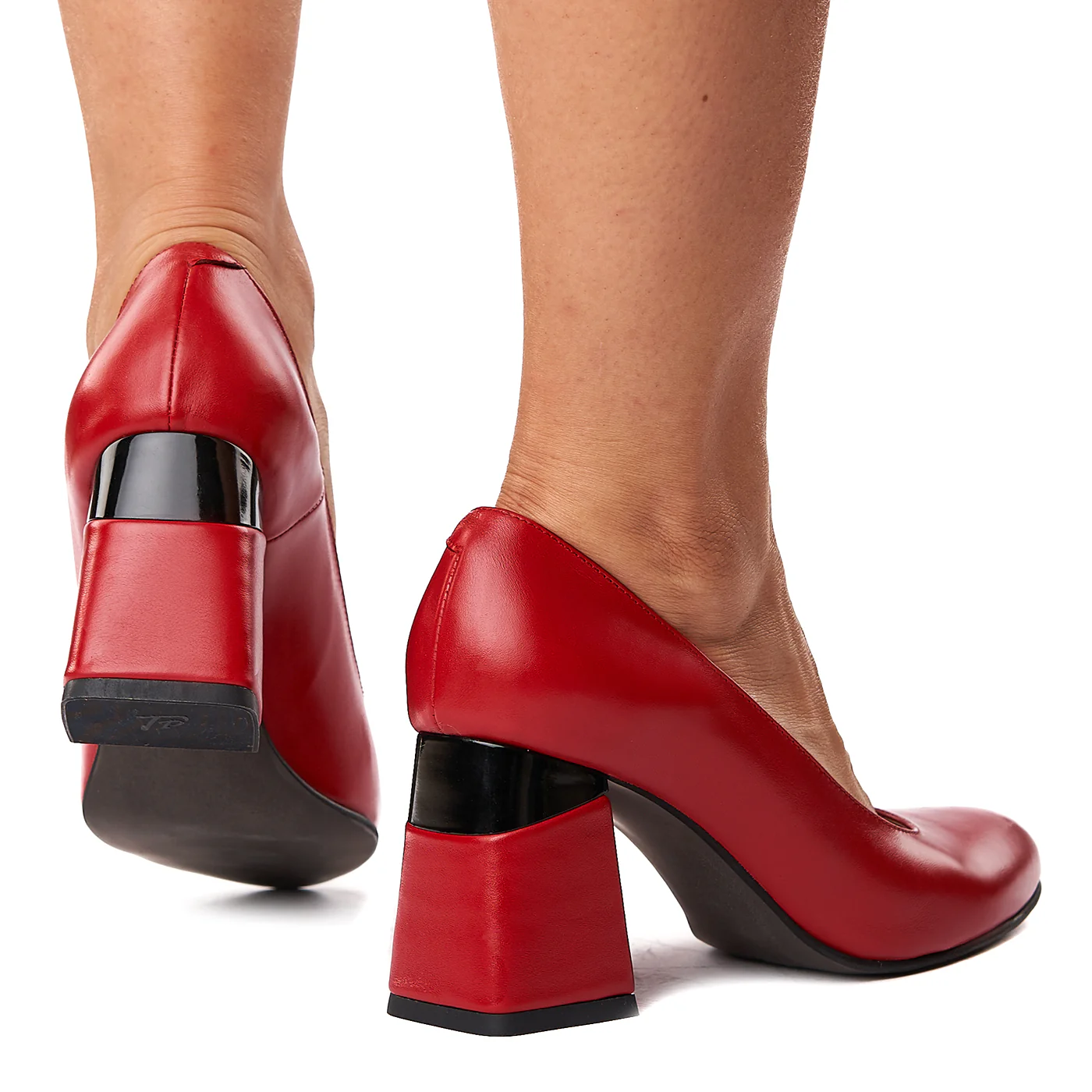 Pantofi stiletto eleganti din piele naturala 4286 - Image 4