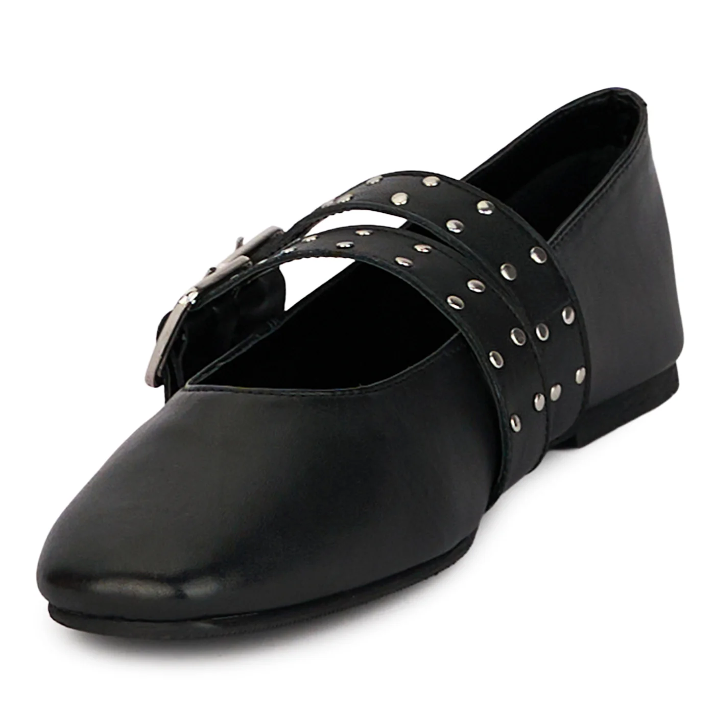 Pantofi dama din piele naturala neagra 18419 - Image 3