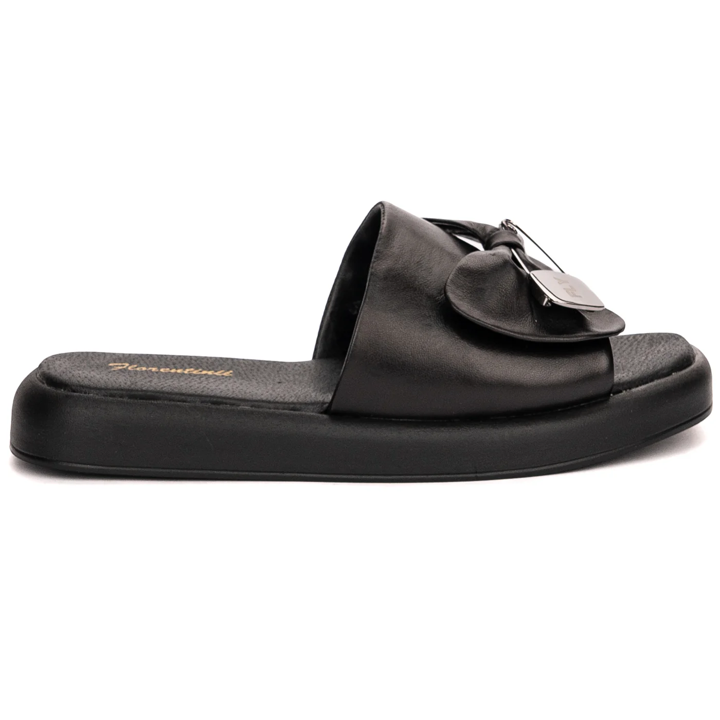Papuc dama din piele naturala neagra 13555