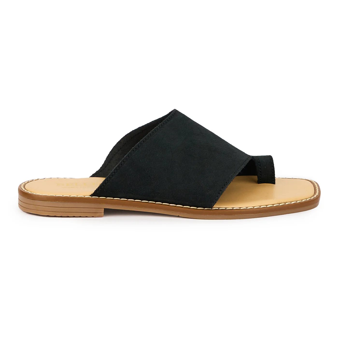 Papuc dama din piele naturala neagra 15412
