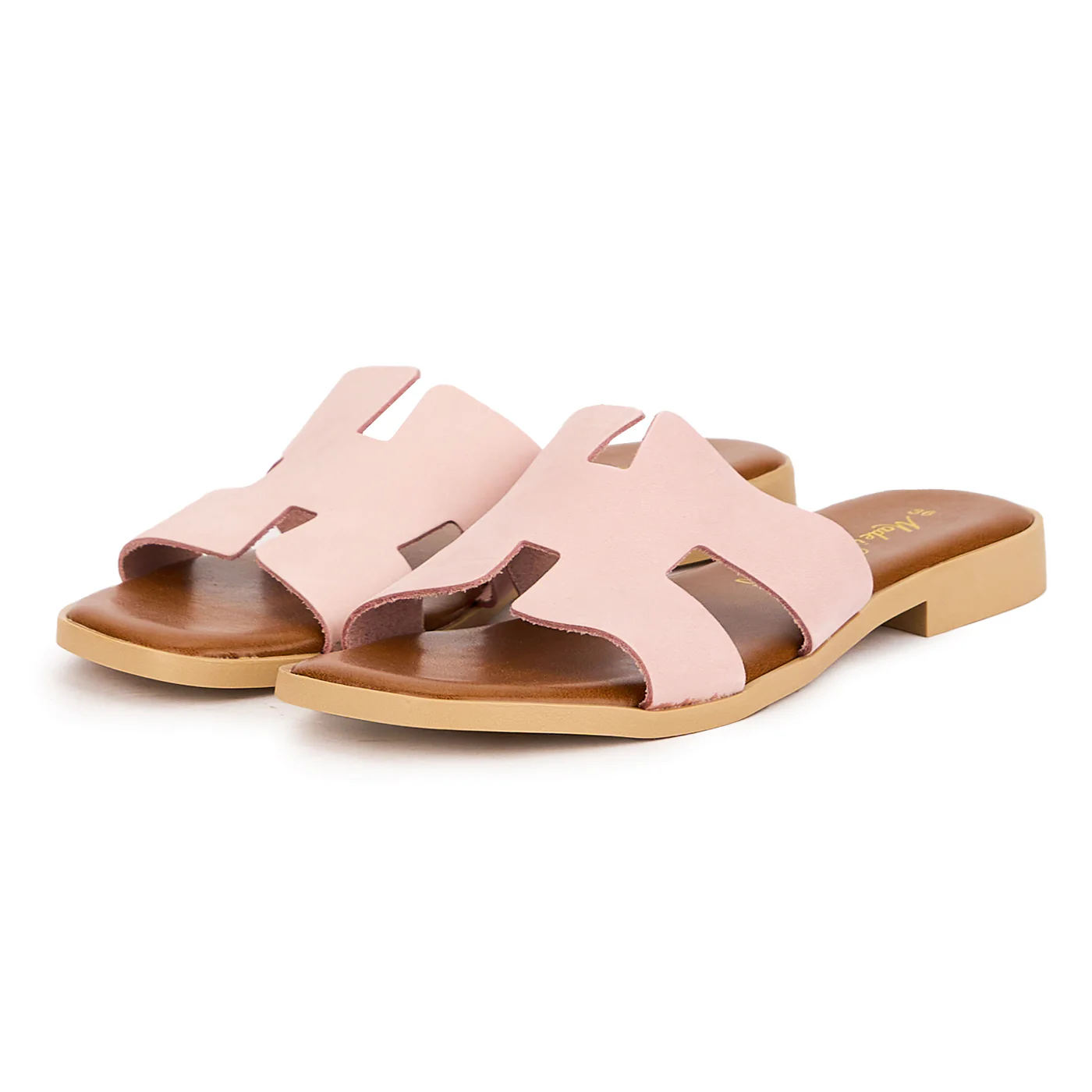 Papuc dama din piele naturala roz 16570 - Image 3