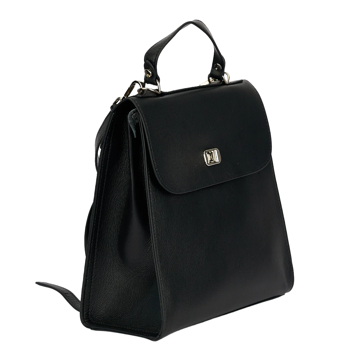 Rucsac damă din piele naturala neagra 21676 - Image 2