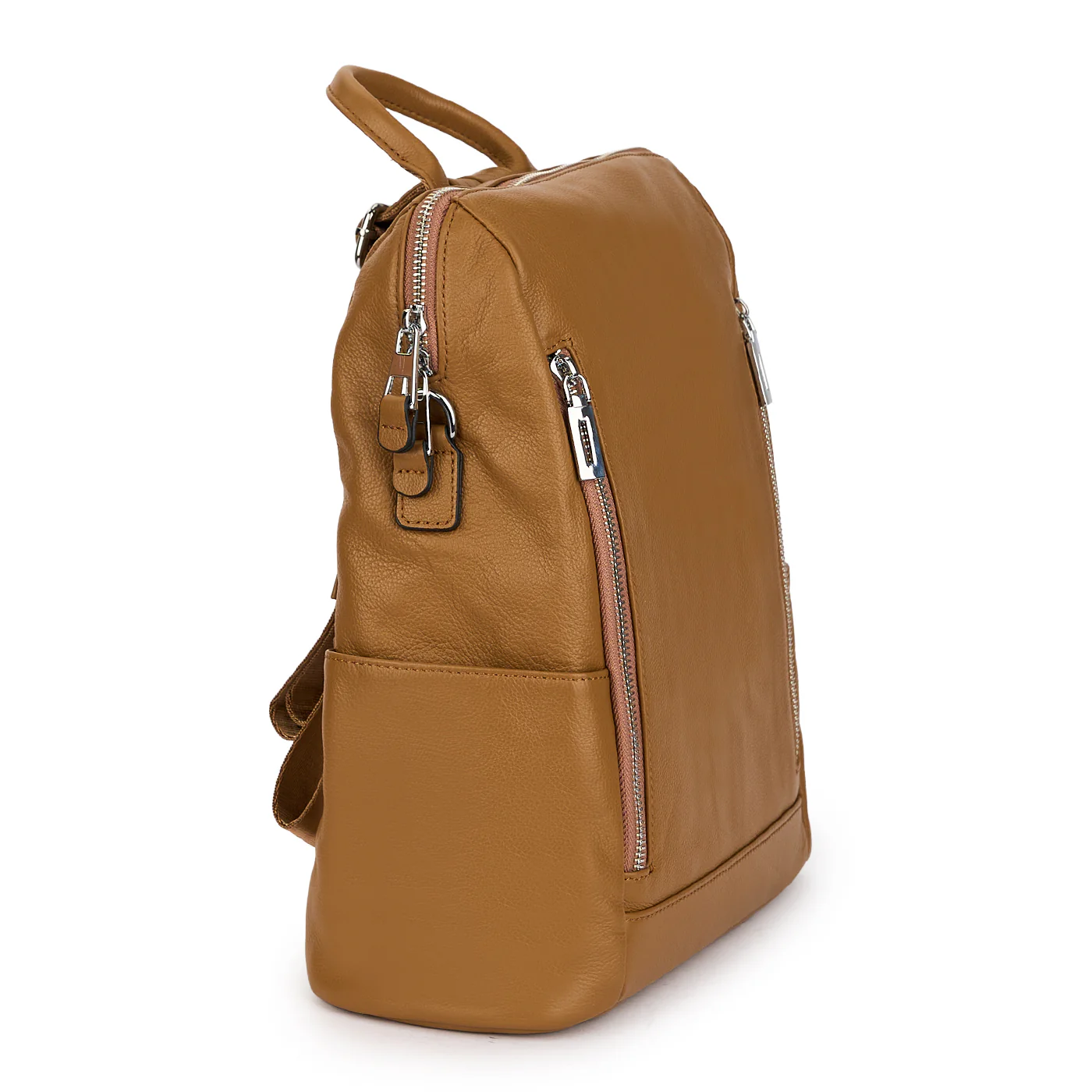 Rucsac din piele naturala maro 21324 - Image 2