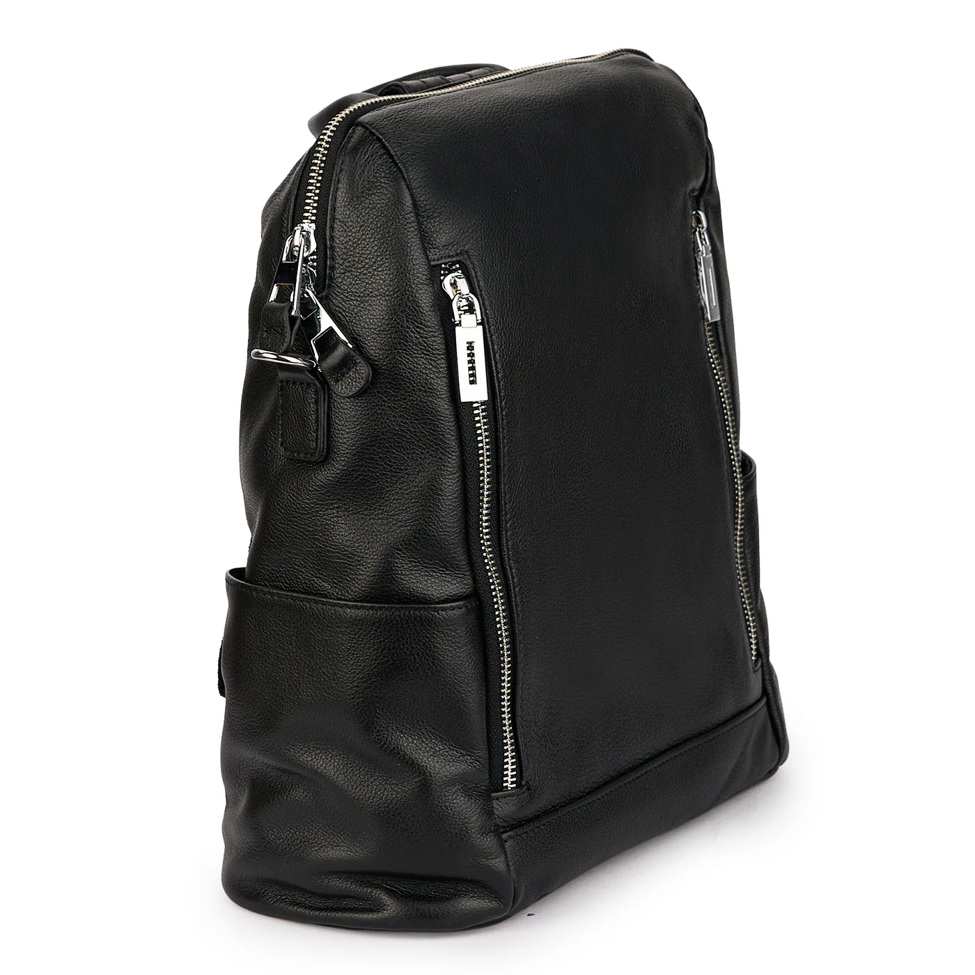 Rucsac din piele naturala neagra 21282 - Image 2