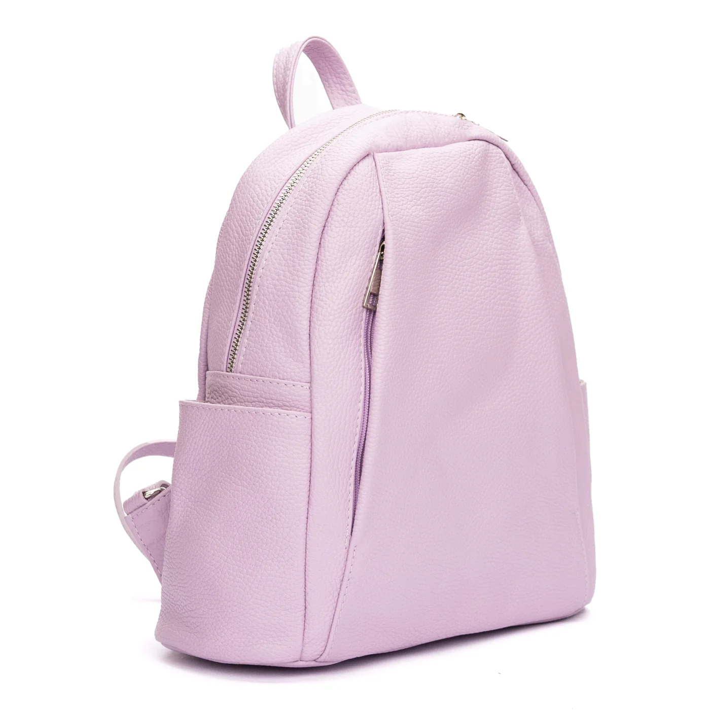 Rucsac elegant dama din piele naturala mov 11048 - Image 2