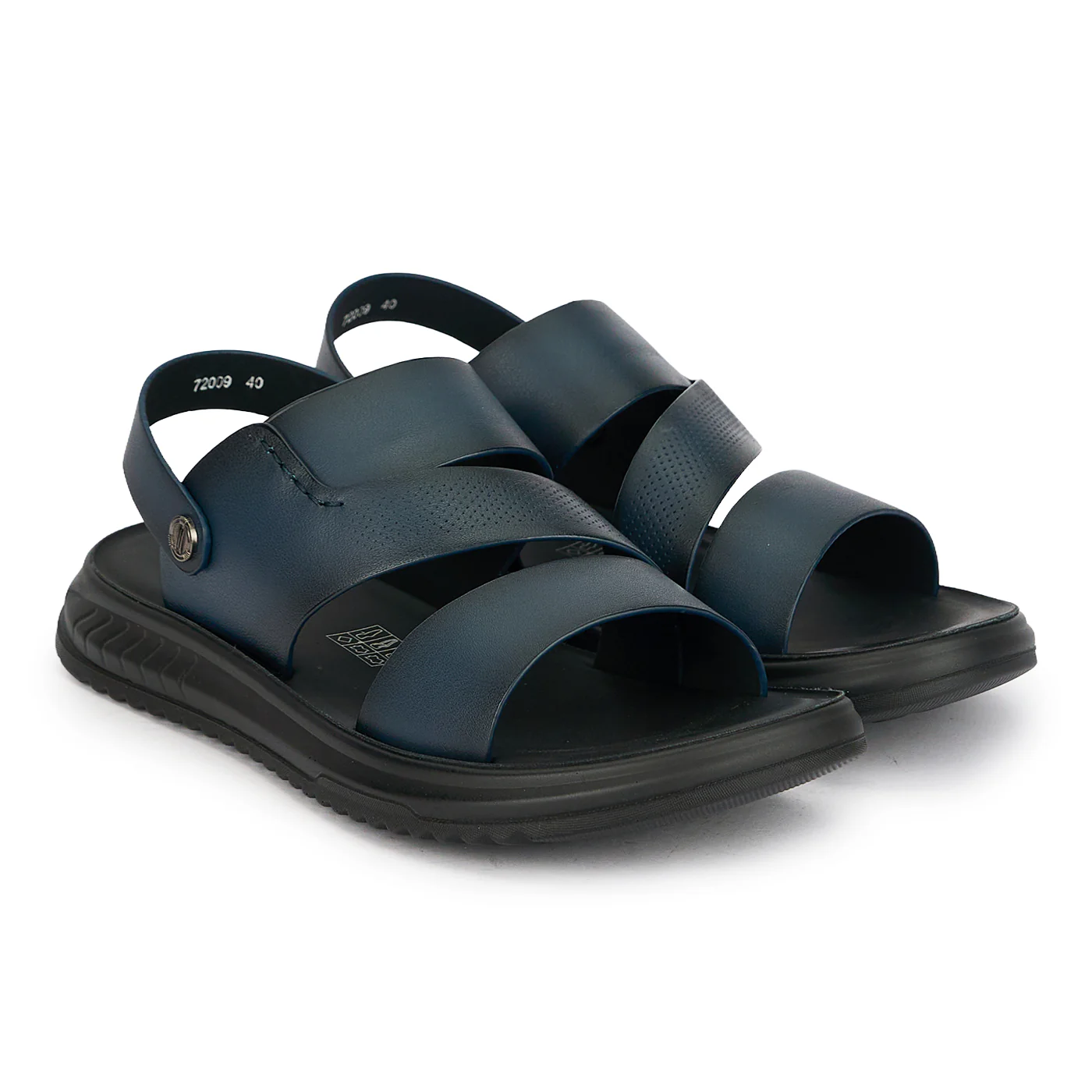 Sandale barbati din piele naturala bleumarin 20172 - Image 5