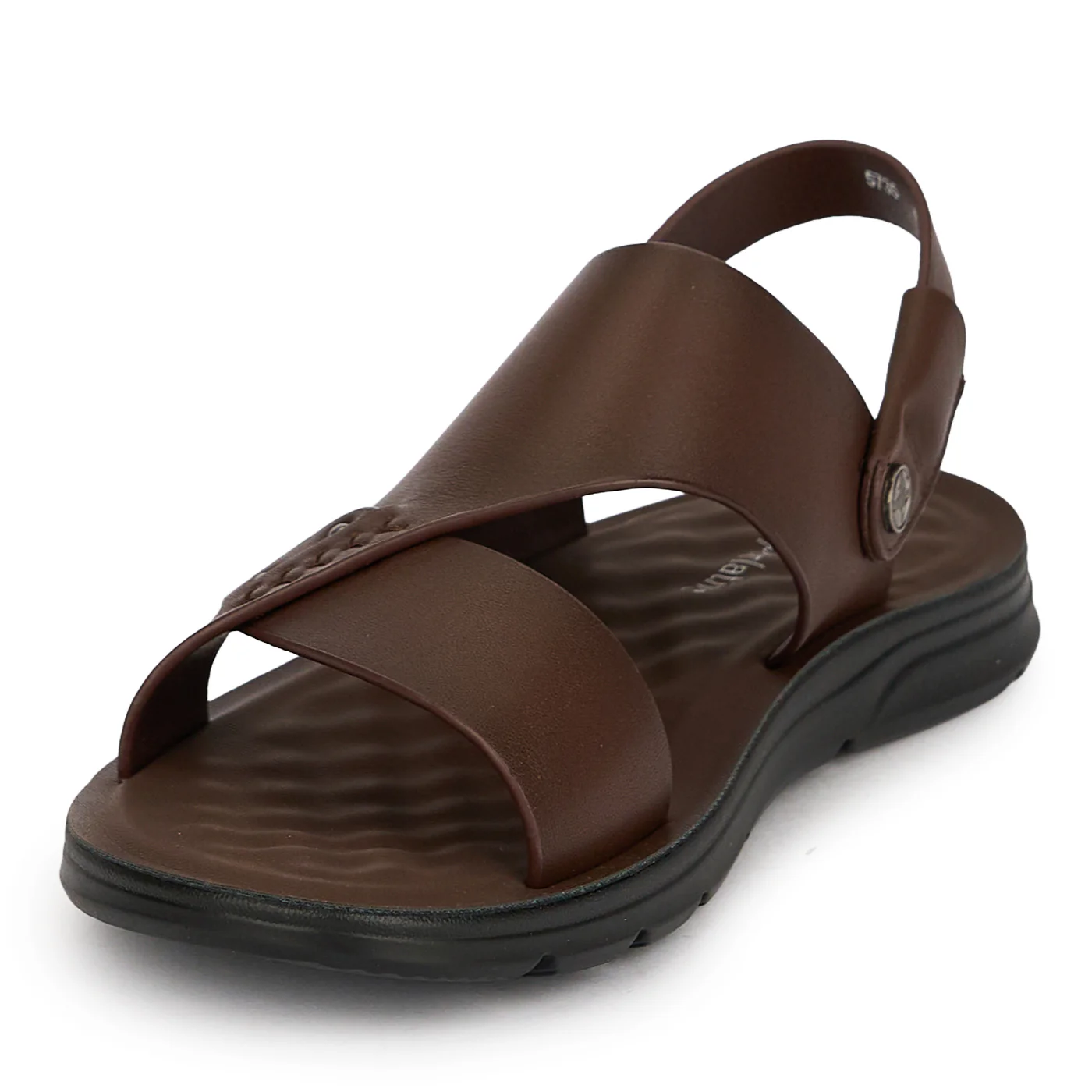 Sandale barbati din piele naturala maro 20170 - Image 4