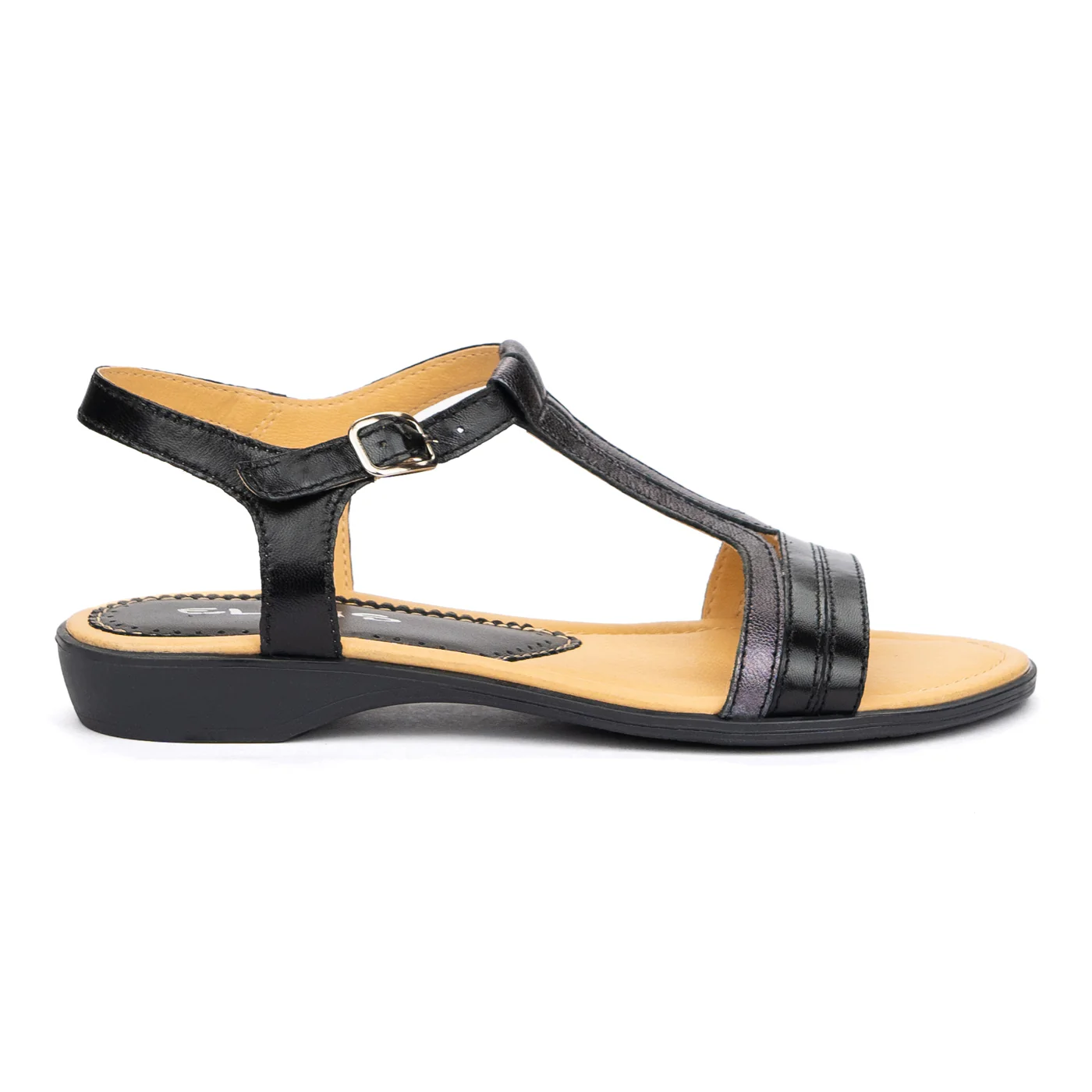 Sandale dama cu talpa joasa din piele naturala 2652 - Image 3