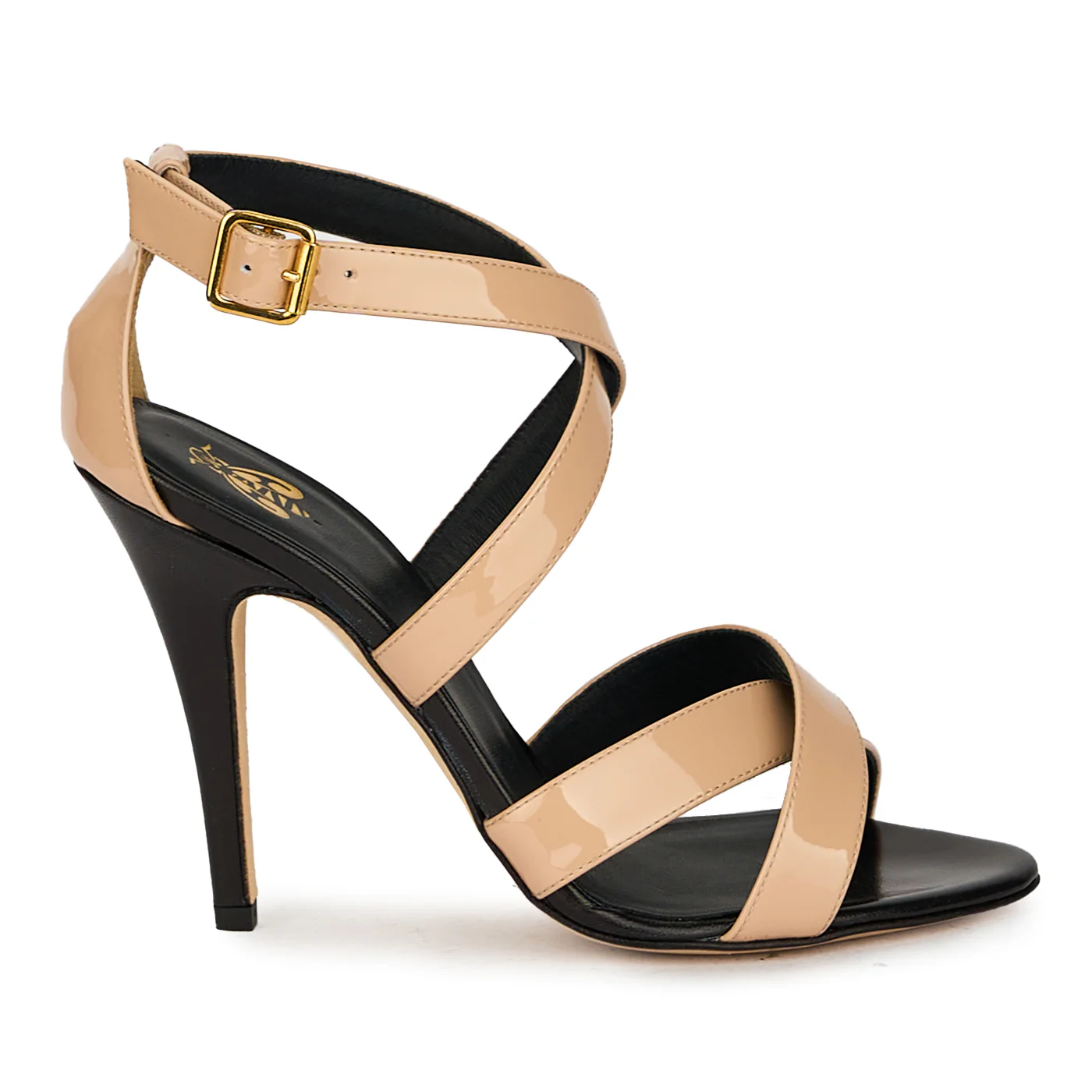 Sandale dama din piele naturala cu toc subtiire 10 cm 17692