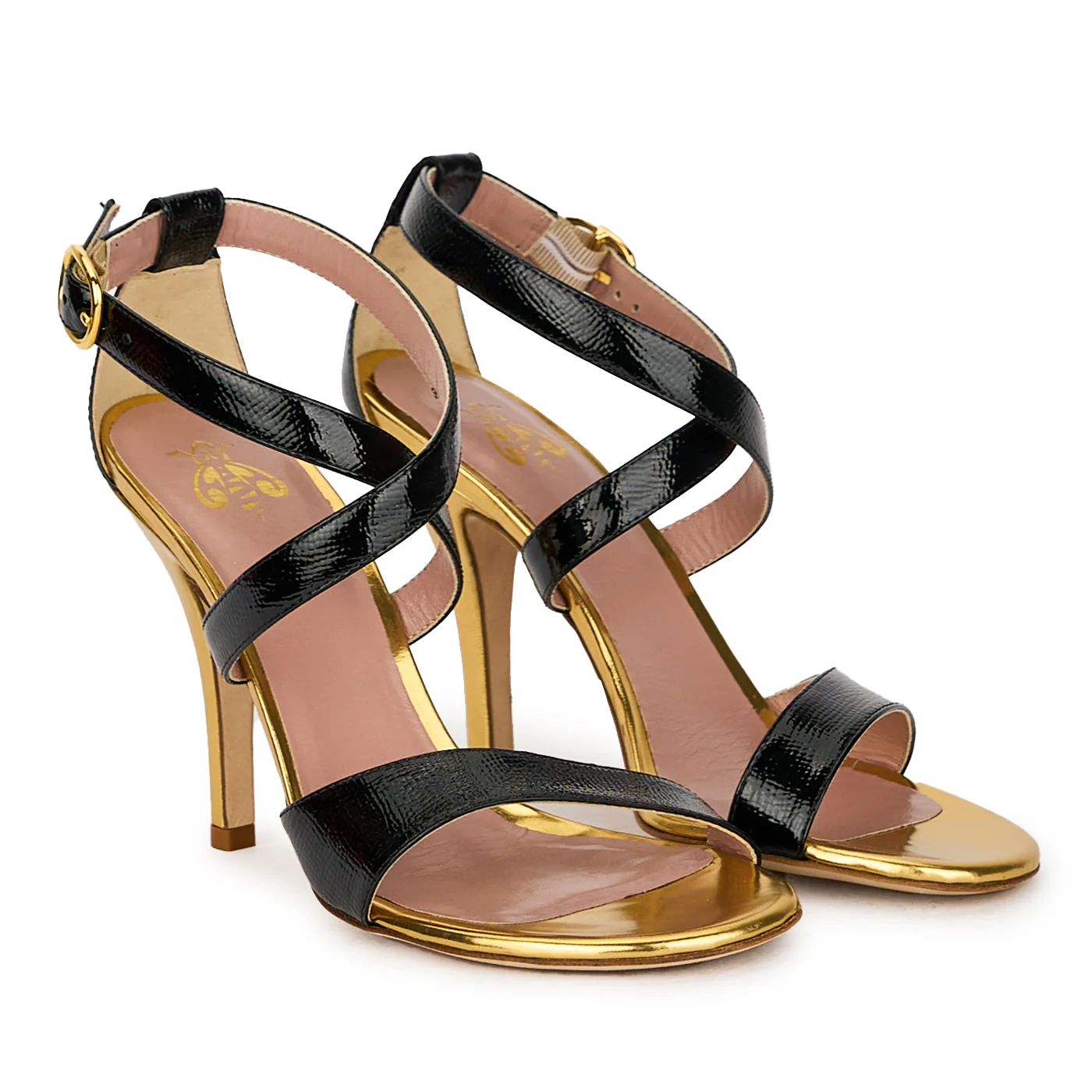 Sandale dama din piele naturala cu toc subtire 10 cm 17716 - Image 4