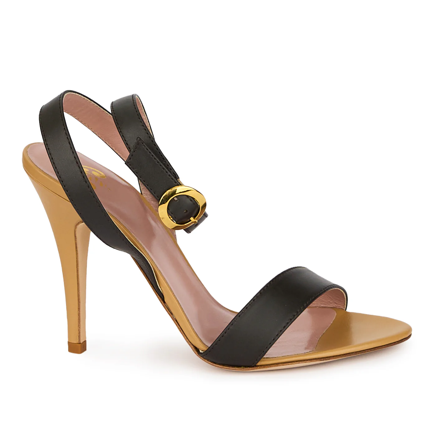 Sandale dama din piele naturala cu toc subtire 11 cm 17760