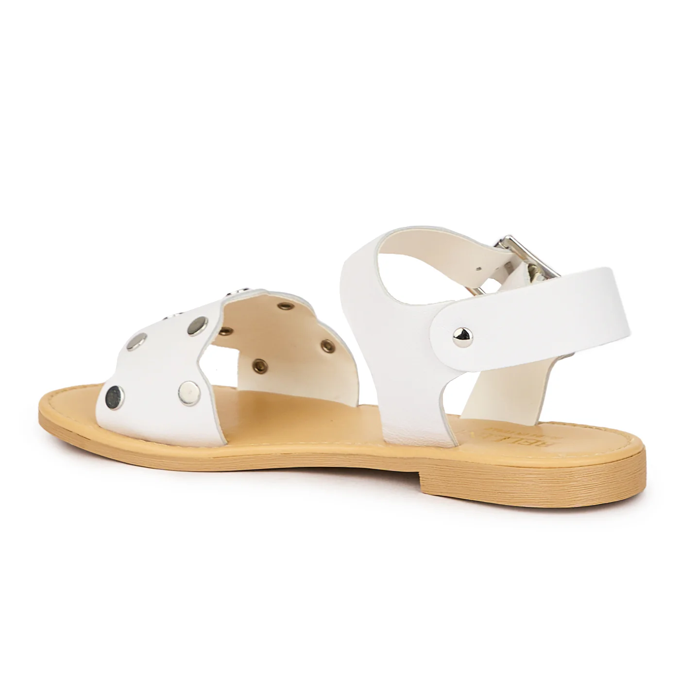 Sandale dama din piele naturala alba 15380 - Image 2