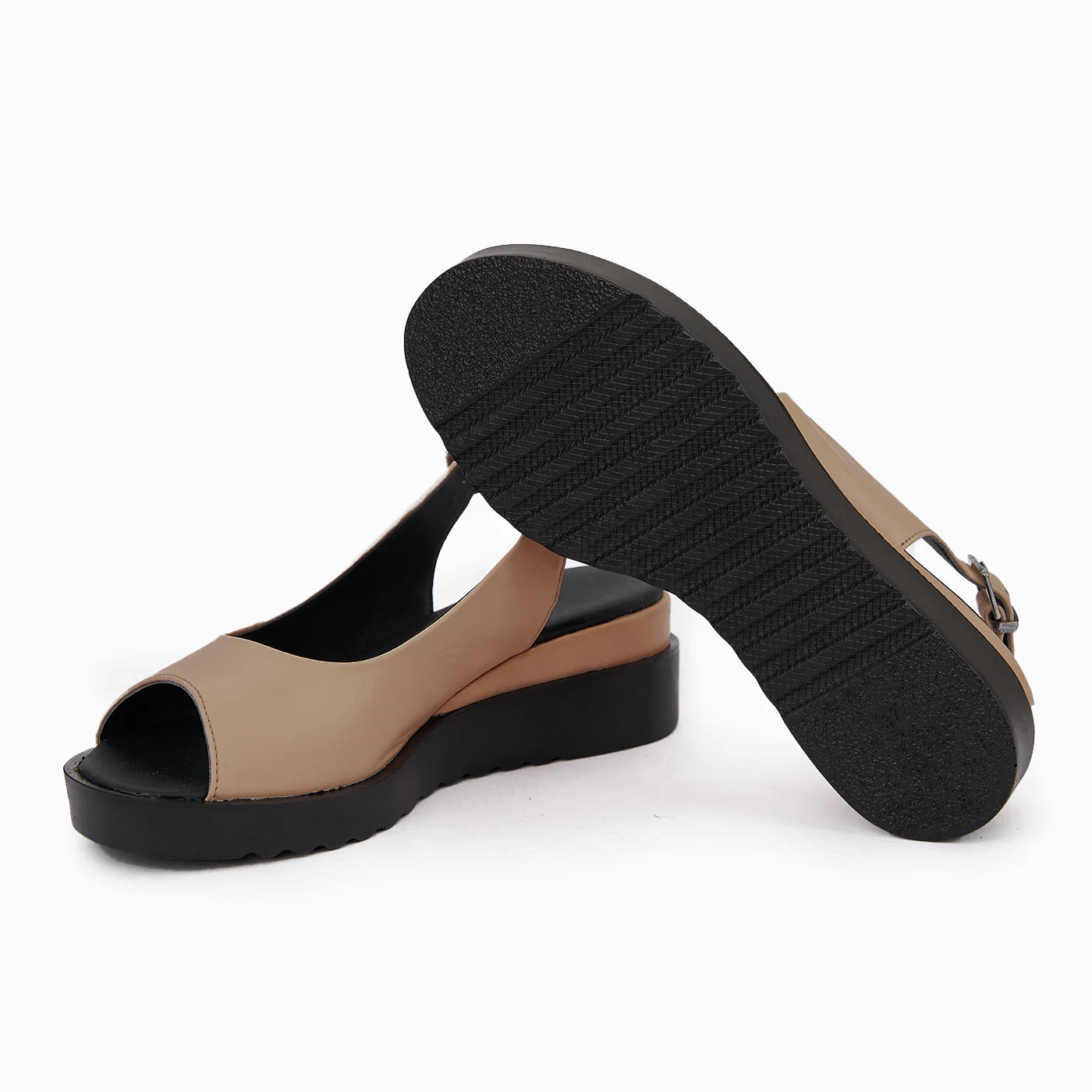 Sandale dama din piele naturala cu platforma 2339 - Image 3