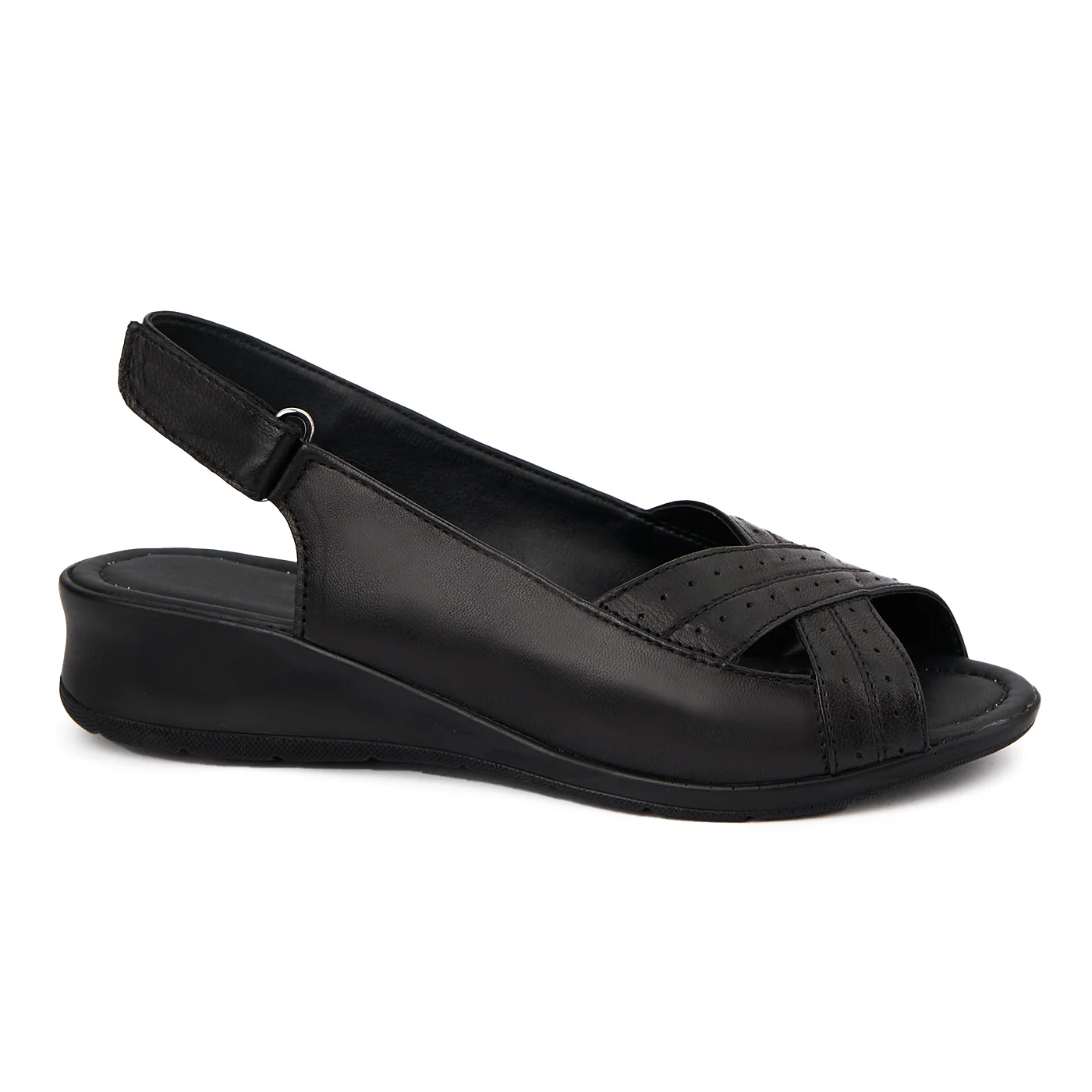Sandale dama din piele naturala cu platforma 2376