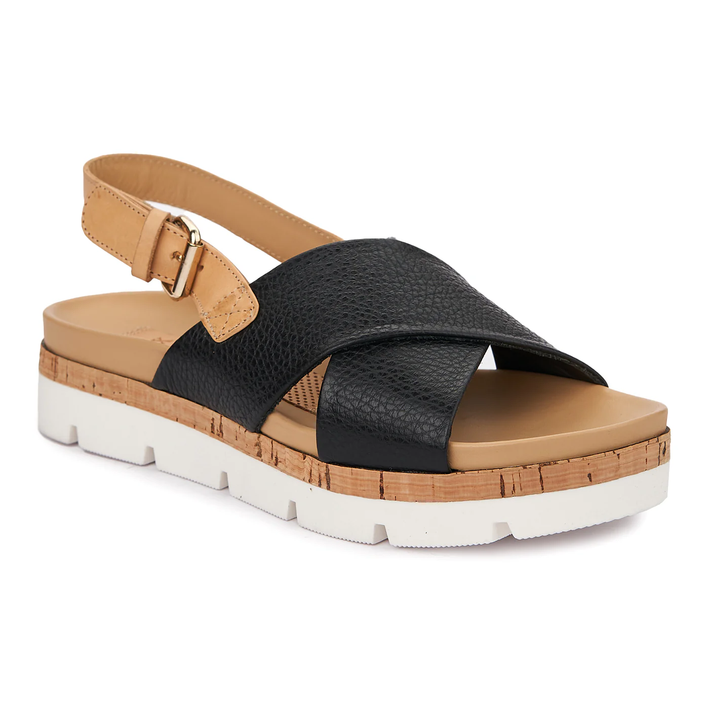 Sandale dama din piele naturala cu talpa joasa 2201 - Image 2