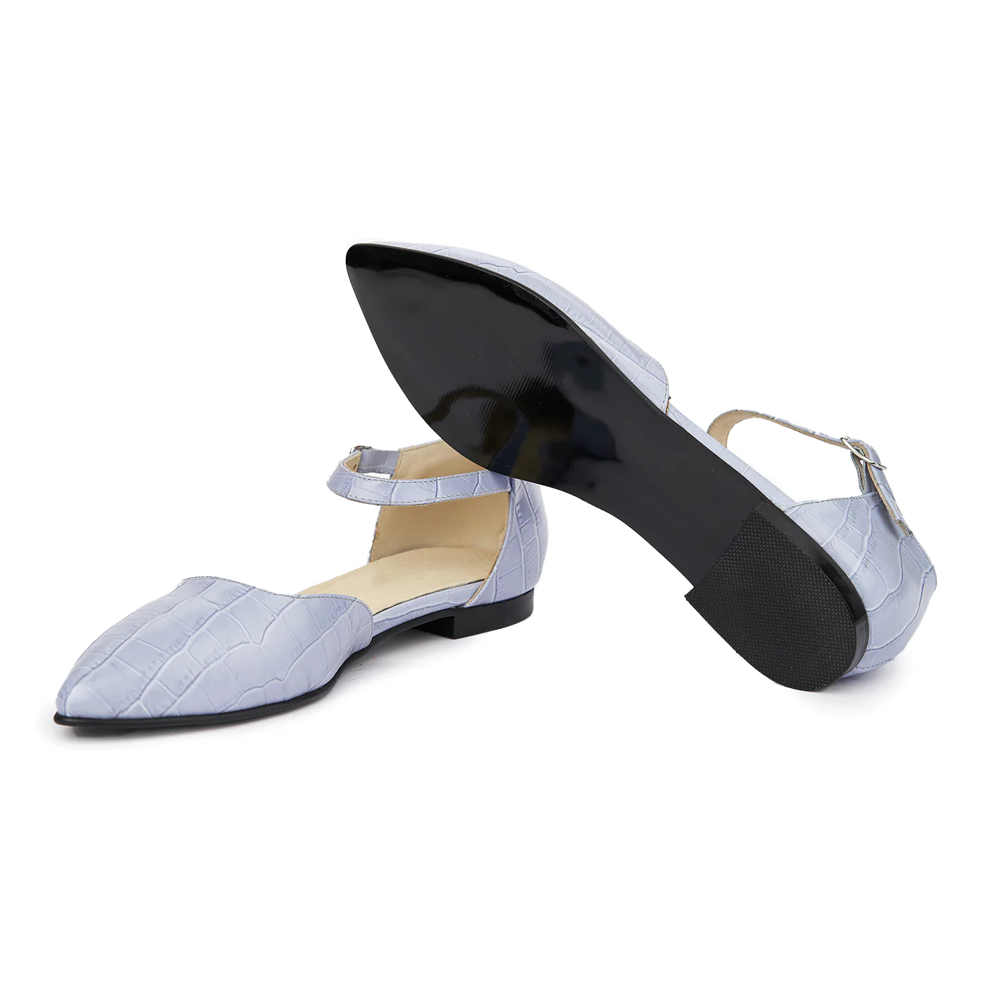 Sandale dama din piele naturala cu toc mic 5394 - Image 3