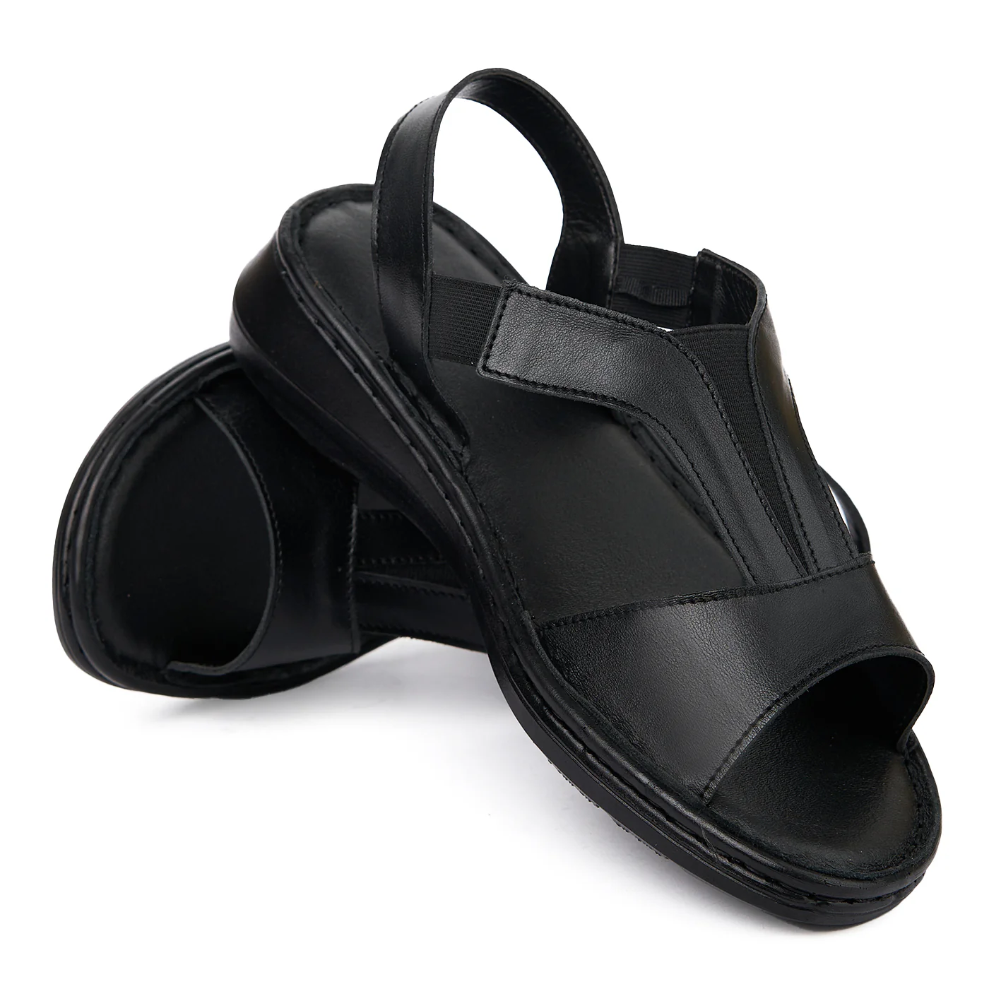 Sandale dama din piele naturala fara toc 2433 - Image 3