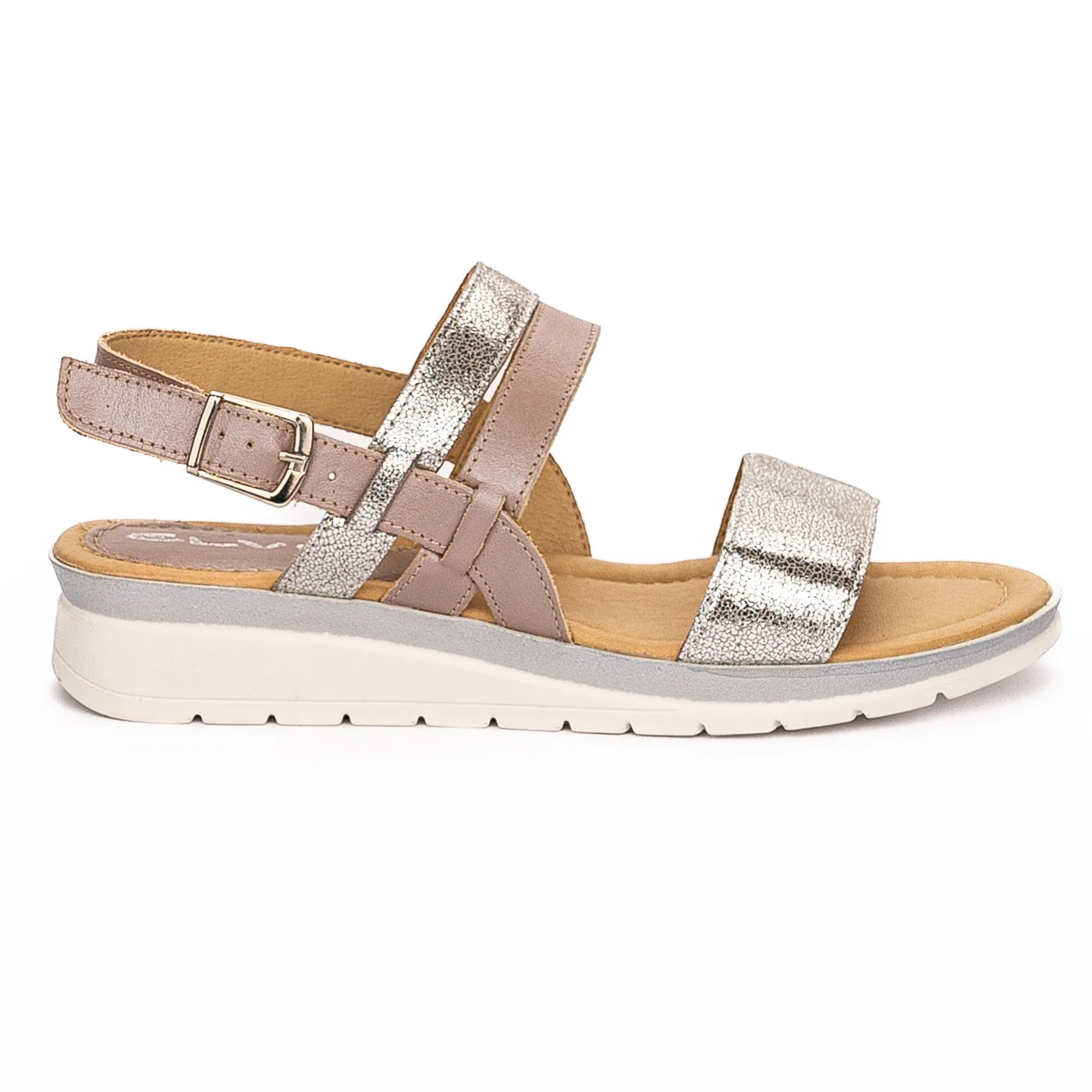 Sandale dama din piele naturala multicolor 13277