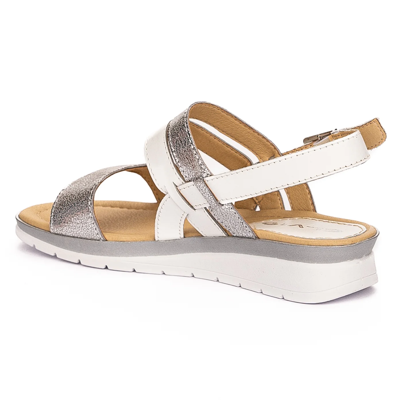 Sandale dama din piele naturala multicolor 13278 - Image 2