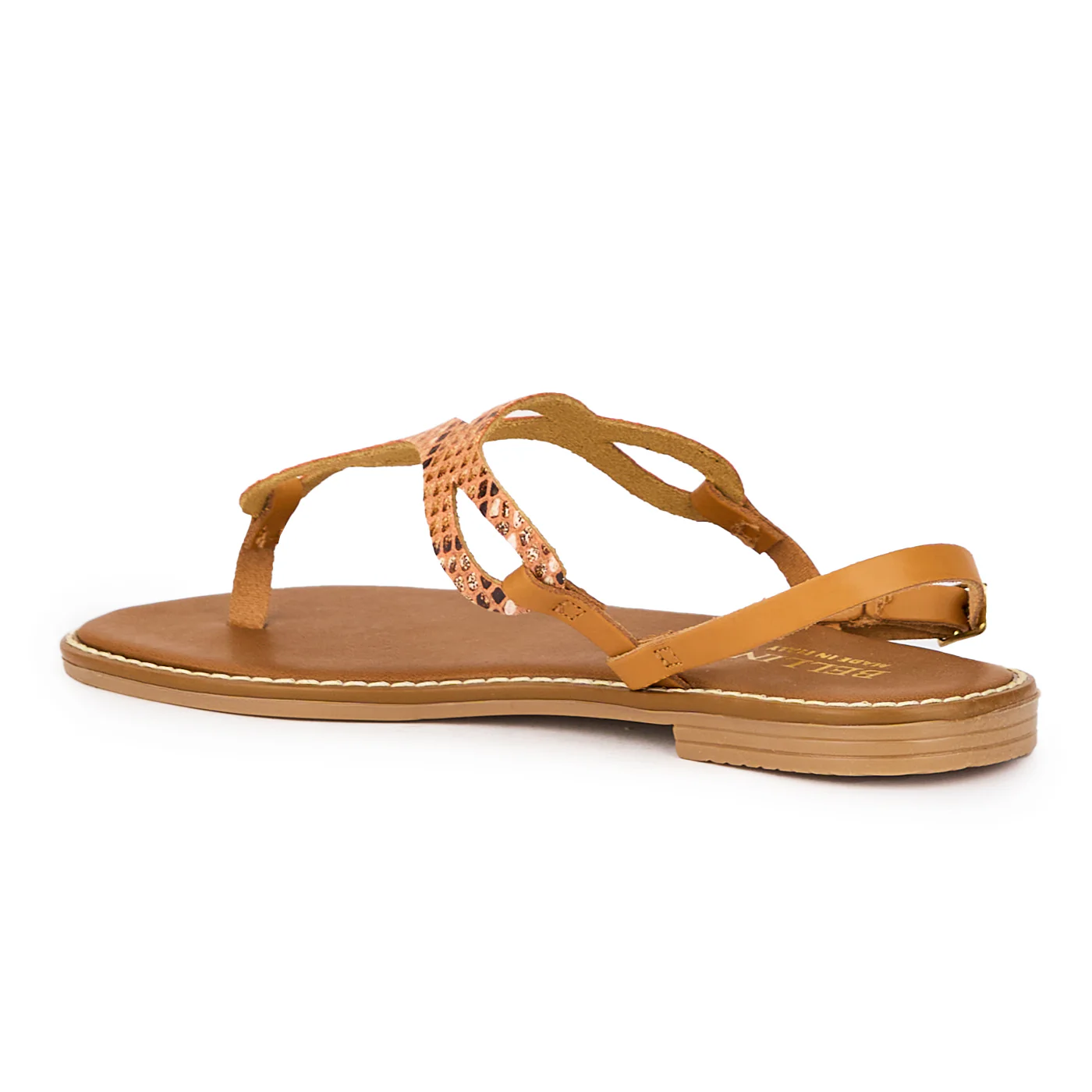 Sandale dama din piele naturala multicolor 15402 - Image 2