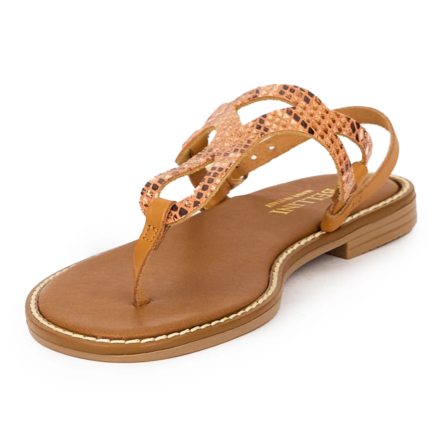 Sandale dama din piele naturala multicolor 15402 - Image 3