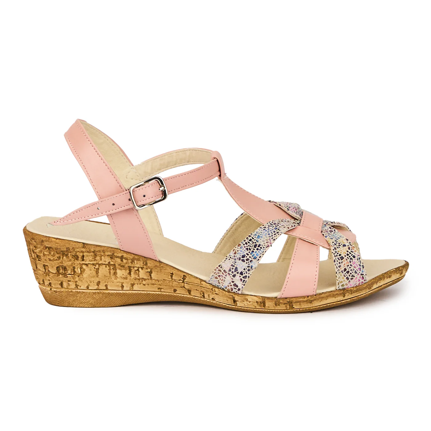 Sandale dama din piele naturala multicolor 16167