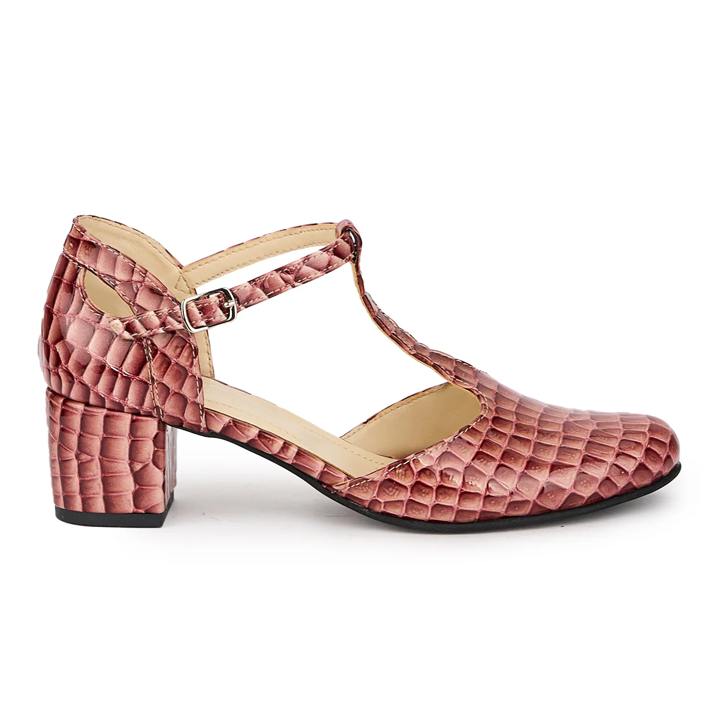 Sandale dama din piele naturala multicolor cu toc gros 5 cm 15986