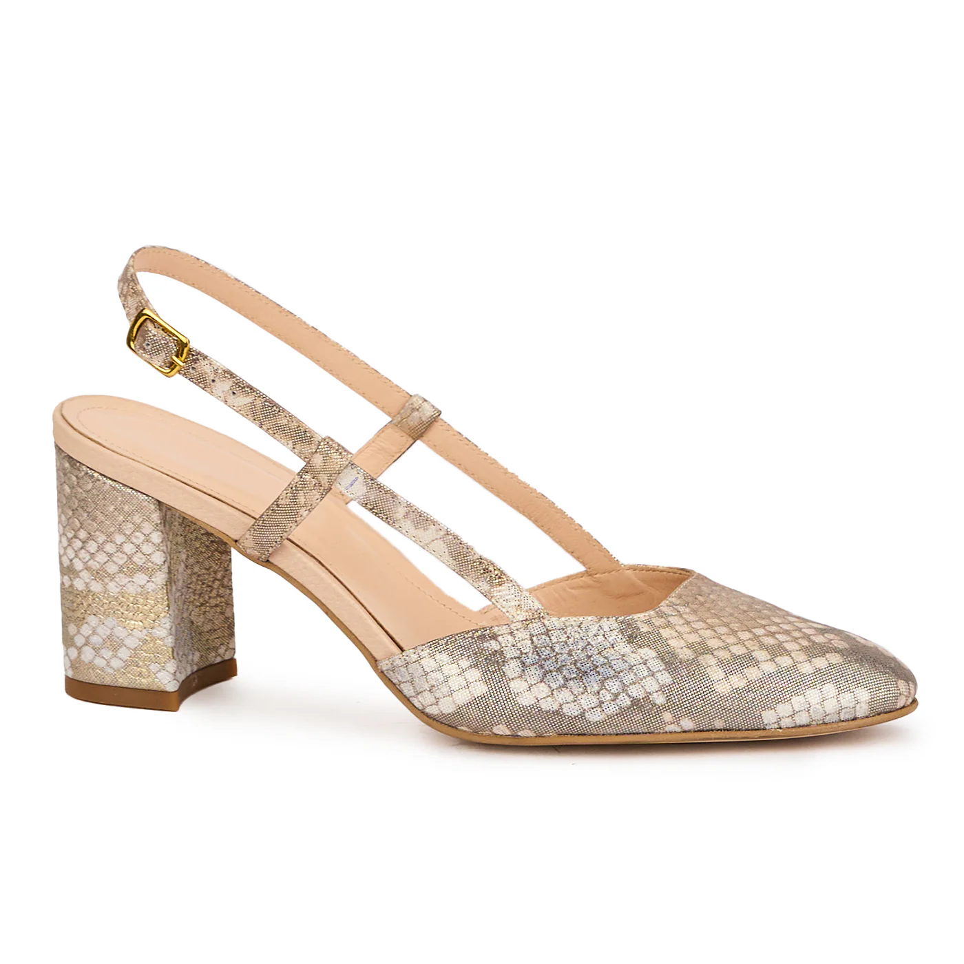Sandale dama din piele naturala multicolor cu toc gros 8 cm 16294