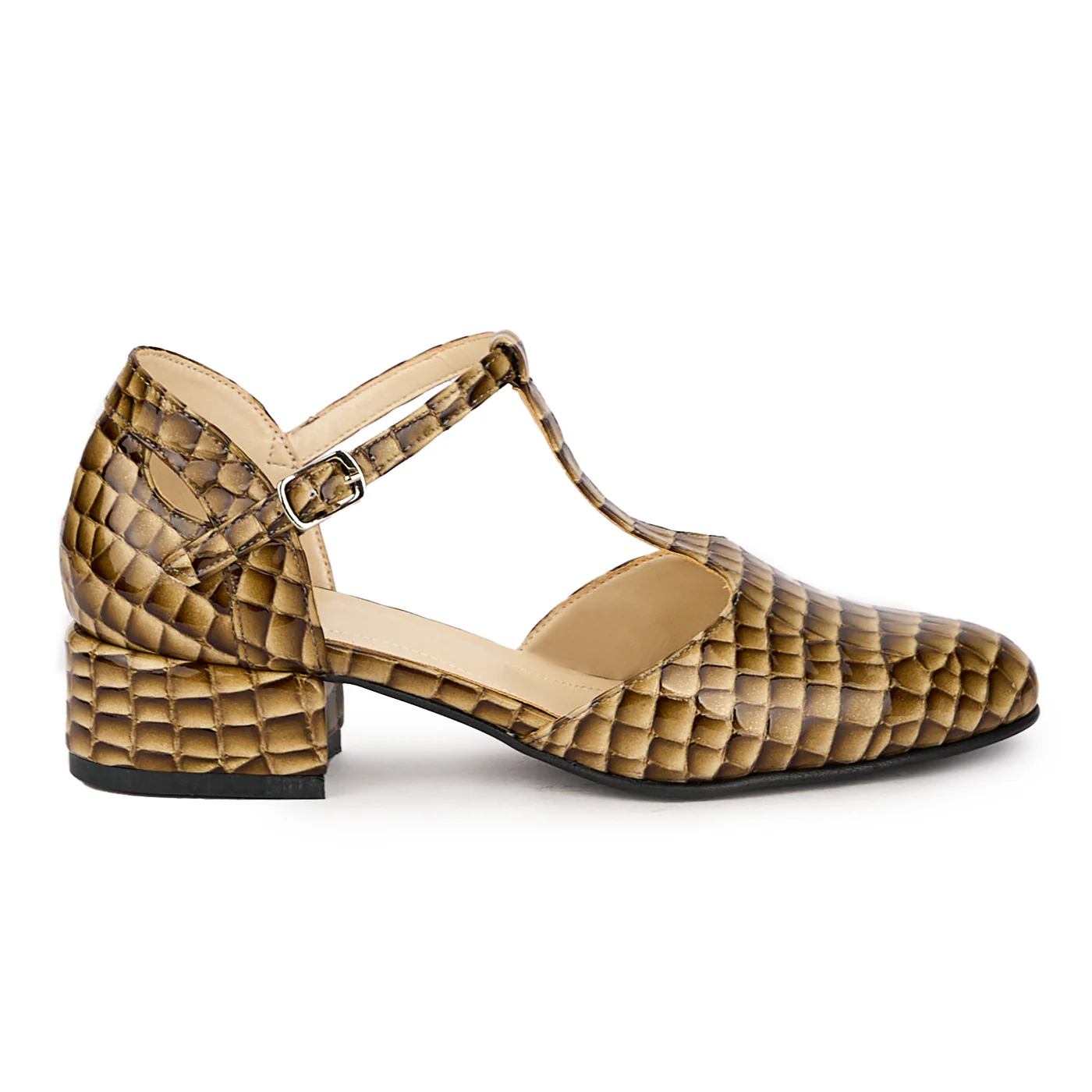 Sandale dama din piele naturala multicolor cu toc mic 3.5 cm 15990