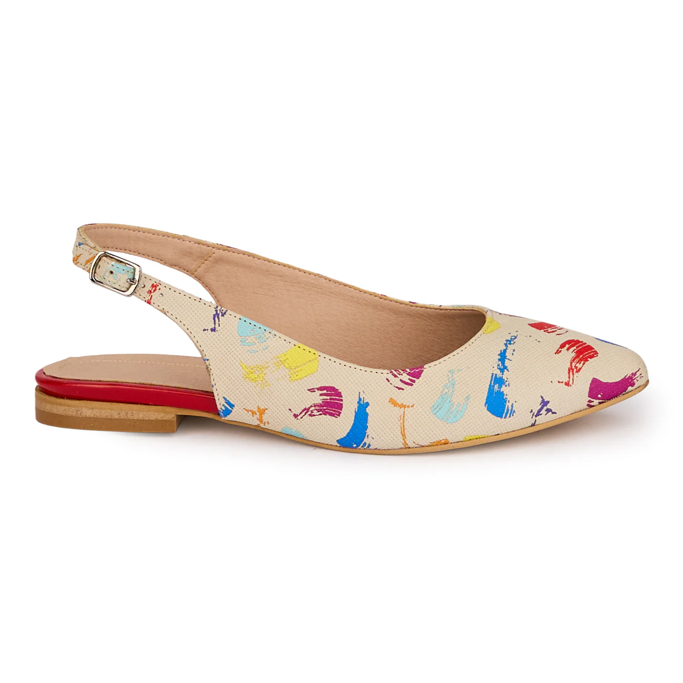 Sandale dama din piele naturala multicolora 18632