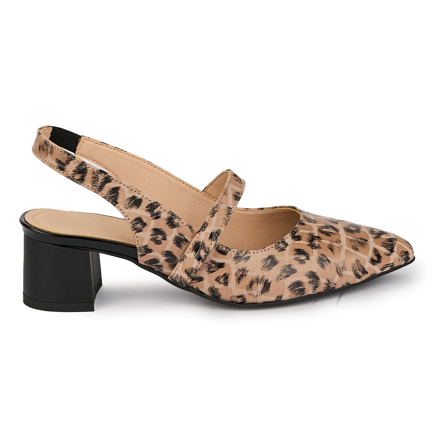 Sandale dama din piele naturala multicolora cu toc gros 4.5 cm 18116