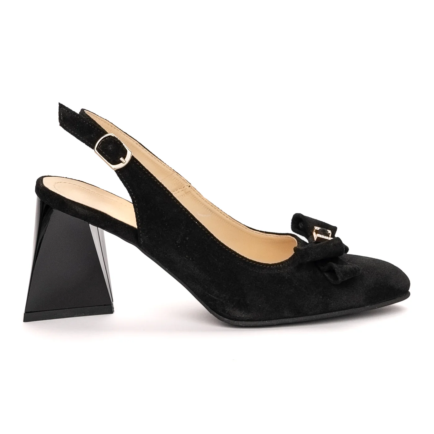 Sandale dama din piele naturala neagra 13403