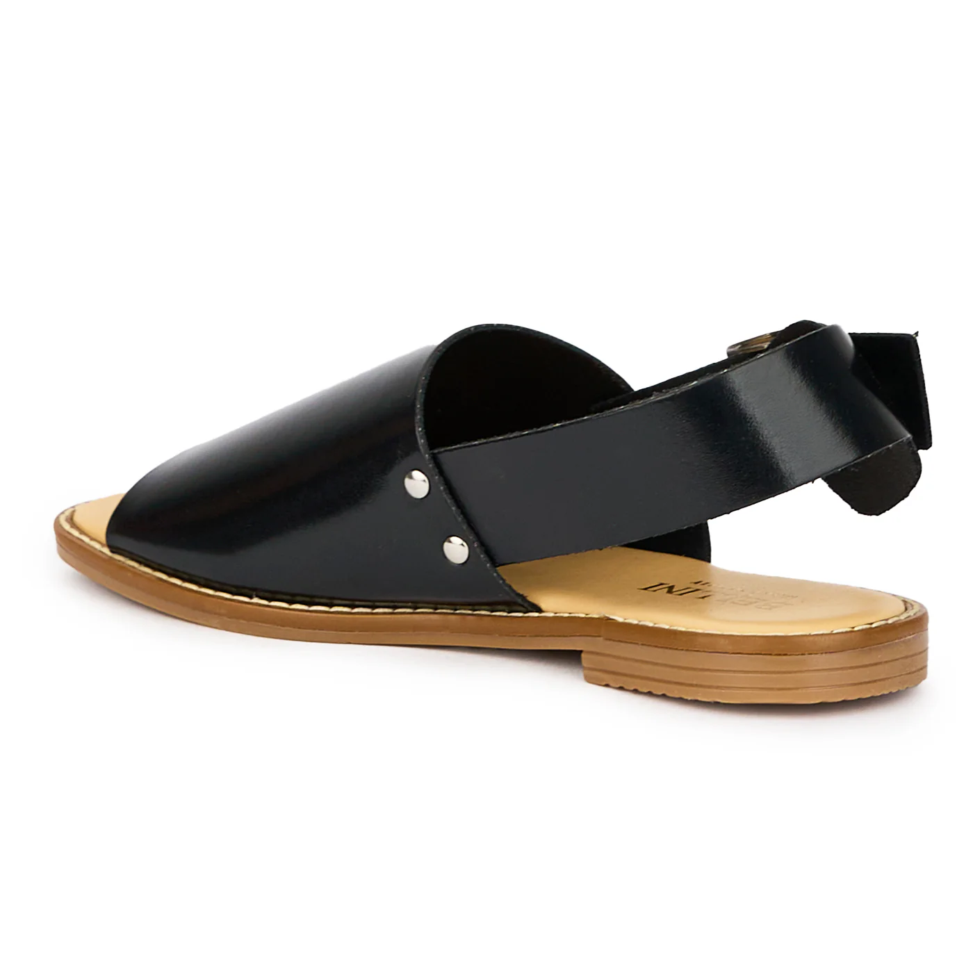 Sandale dama din piele naturala neagra 15409 - Image 2