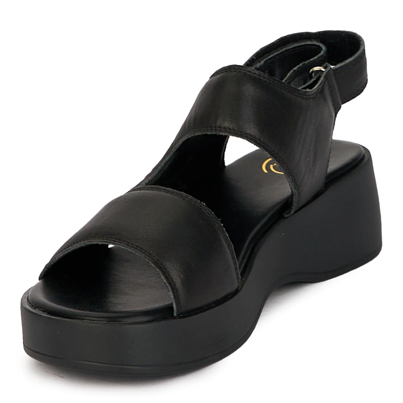 Sandale dama din piele naturala neagra 18210 - Image 3