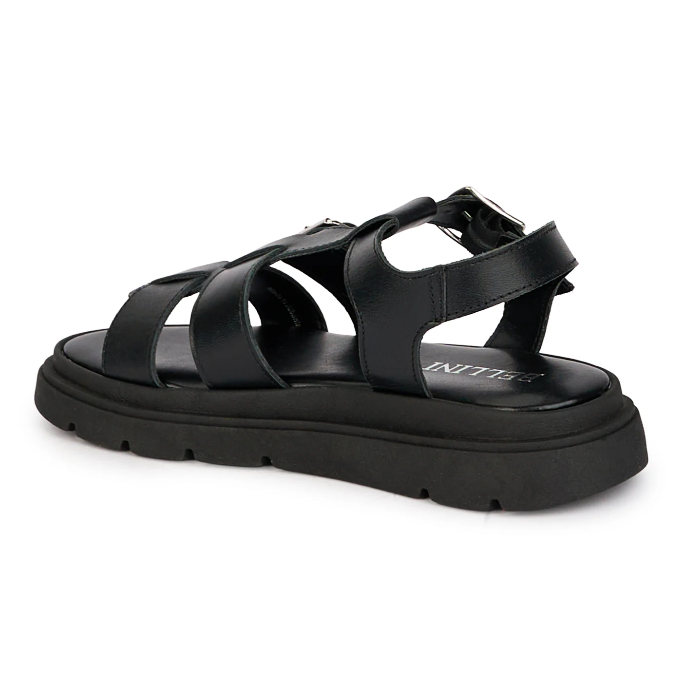 Sandale dama din piele naturala neagra 18455 - Image 2
