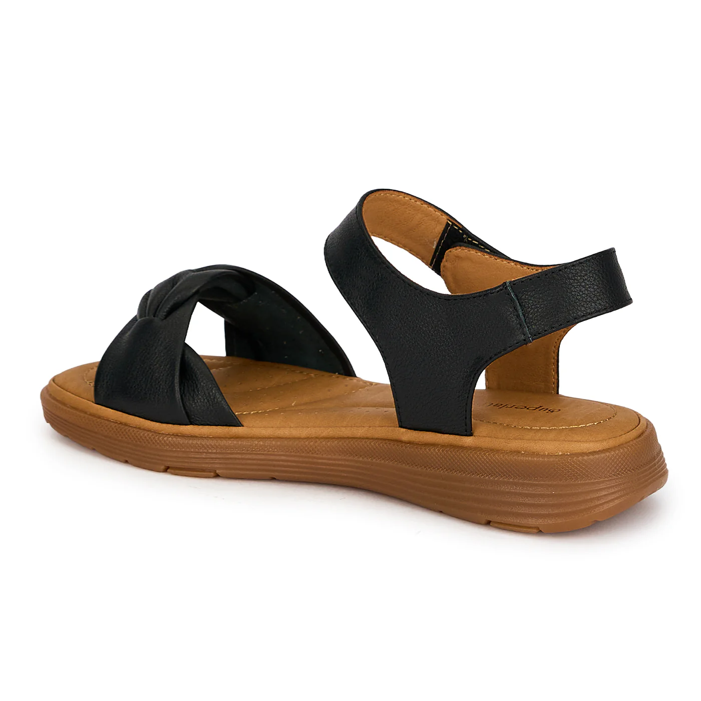 Sandale dama din piele naturala neagra 19748 - Image 2