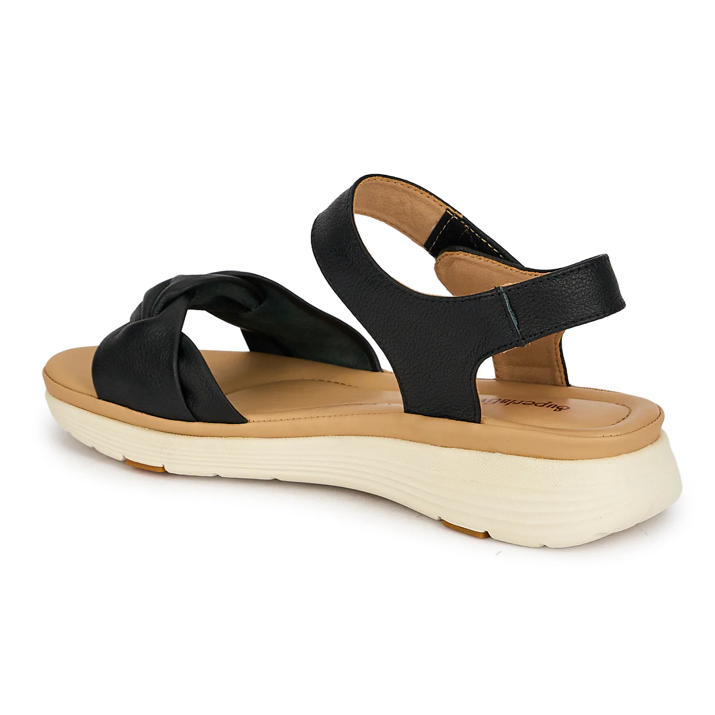 Sandale dama din piele naturala neagra 19750 - Image 2