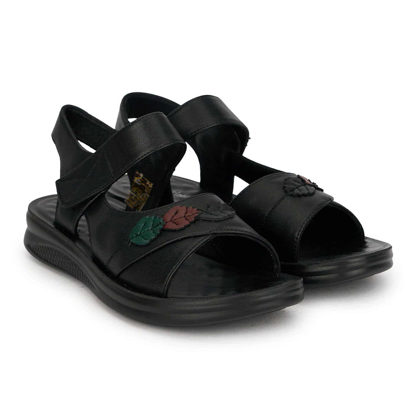 Sandale dama din piele naturala neagra 19751 - Image 4