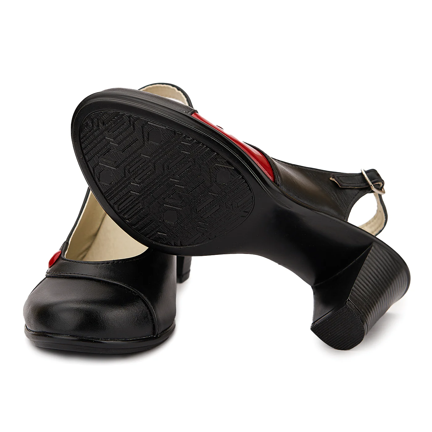 Sandale dama din piele naturala neagra 2090 - Image 3