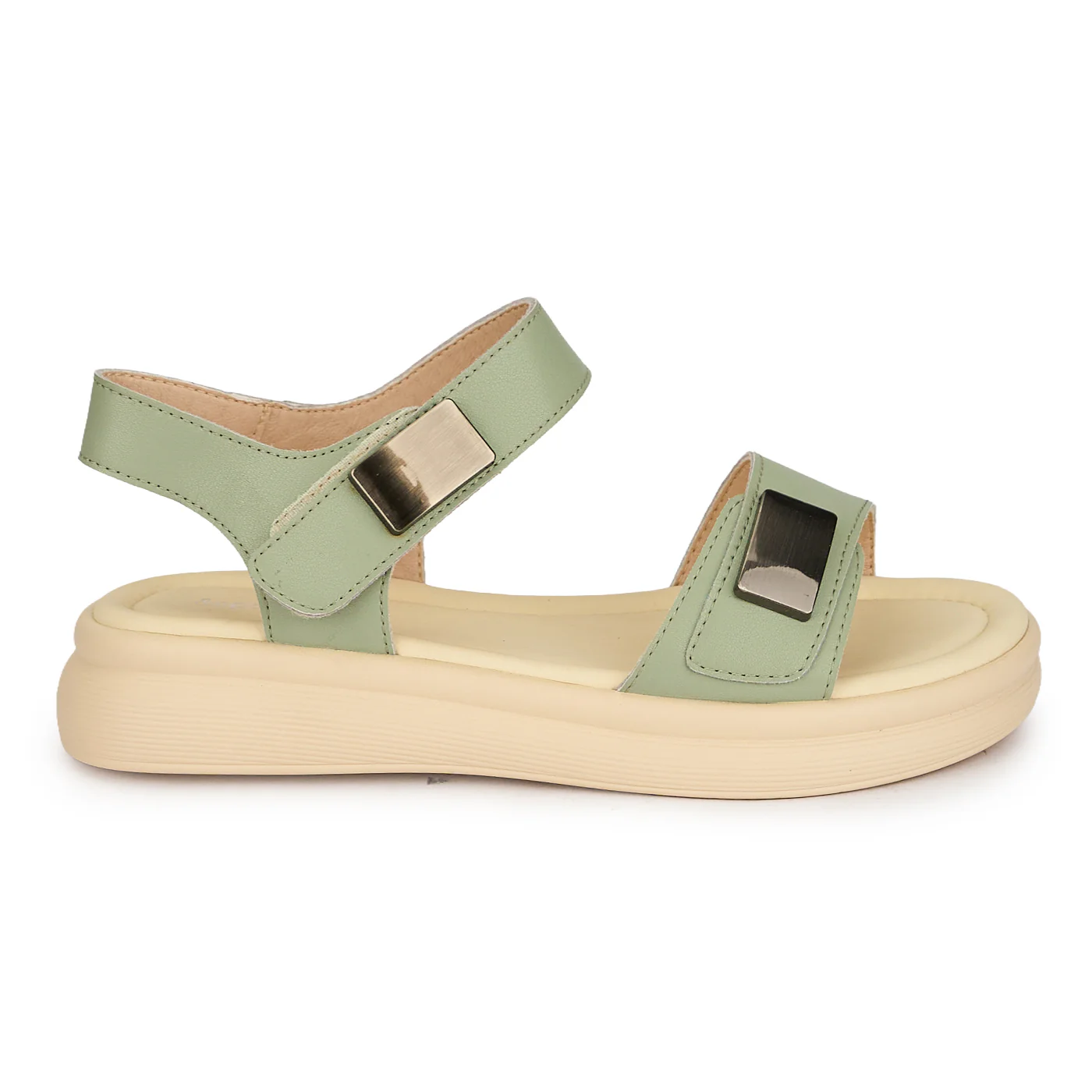 Sandale dama din piele naturala verde 19735